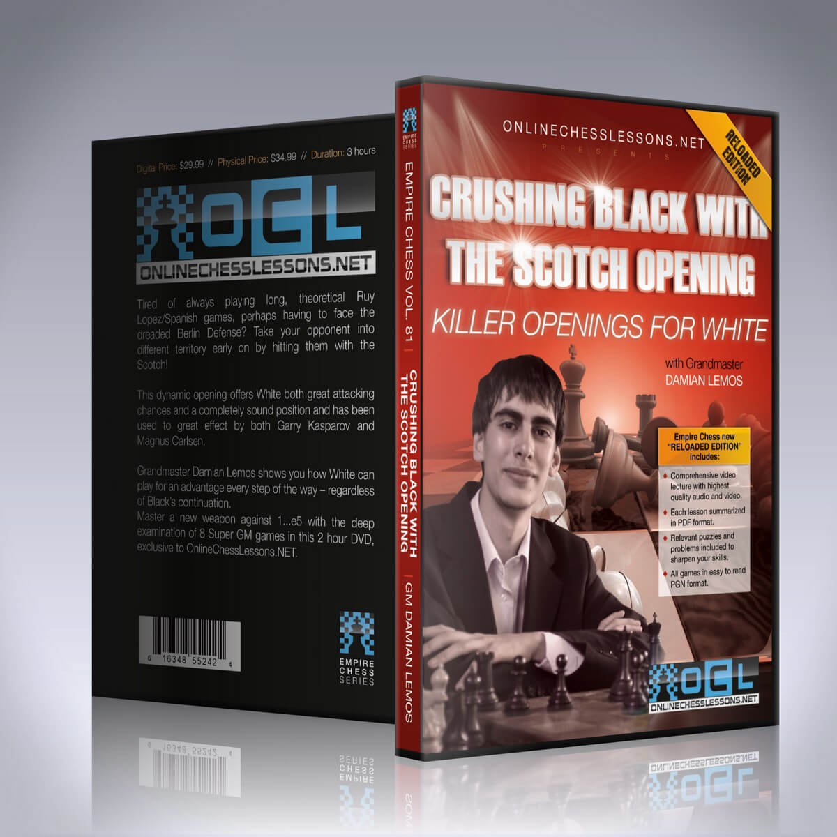 iChess.net Crushing Black with The Scotch Opening - Empire Chess