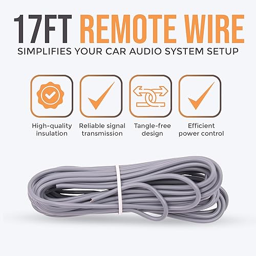 Miniatura 55 de Elite Audio Kit de amplificador serie premium, cable de aluminio revestido de cobre, cables RCA con triple blindaje, capacidad de alta potencia