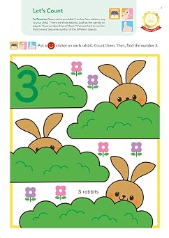 Play Smart Numbers Age 2+: Preschool Activity Workbook with Stickers for Toddler Ages 2, 3, 4: Learn Pre-Math Skills: Numbers, Counting, Tracing, Coloring, Shapes, and More (Full Color Pages)