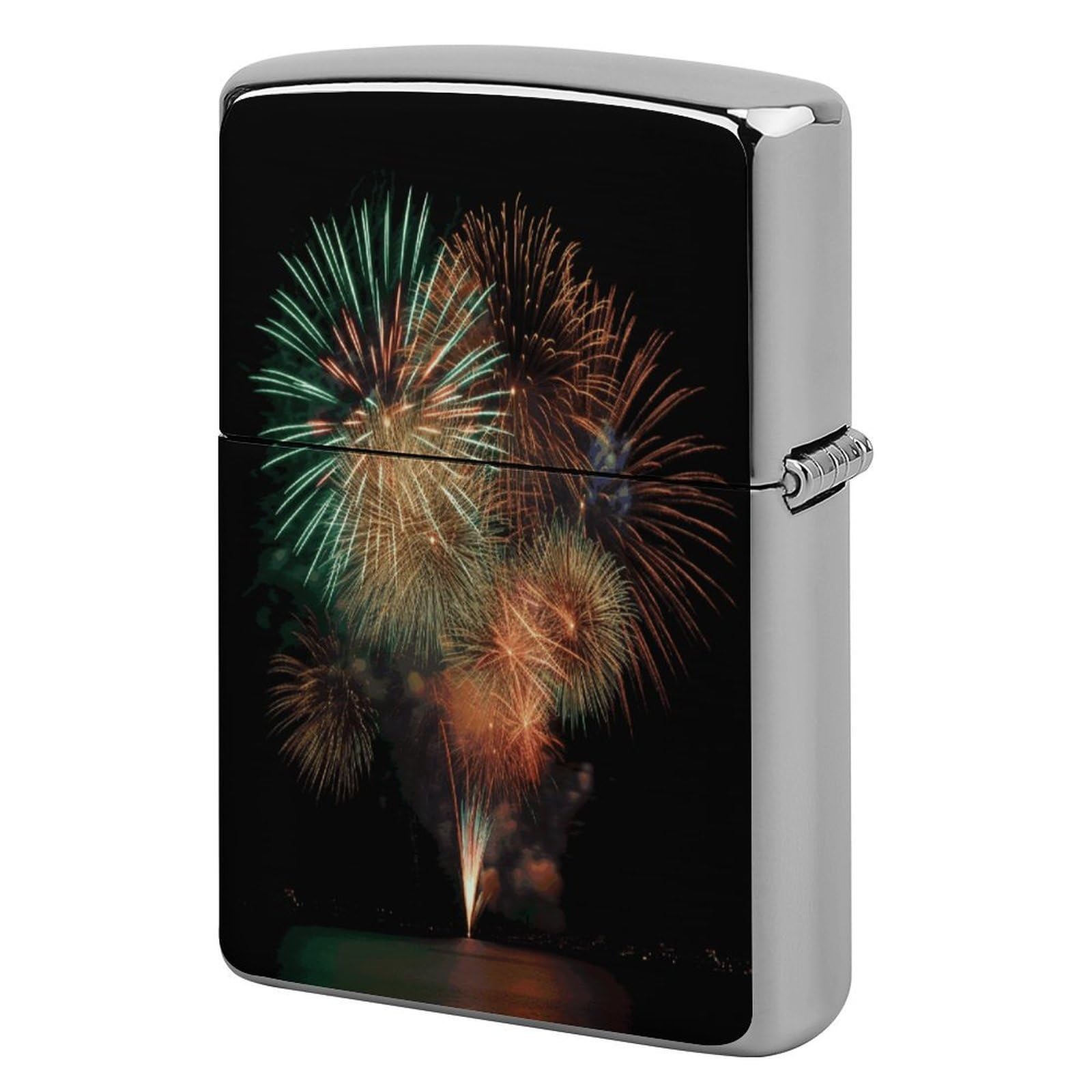 Fodpand Style Fireworks Metal Lighter Case Cover Lighter Sleeve
