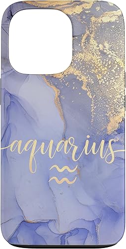 Vista 10 de Funda para iPhone 12 Pro Max Aquarius Star Zodiac Sign Constelation Astrology Purple