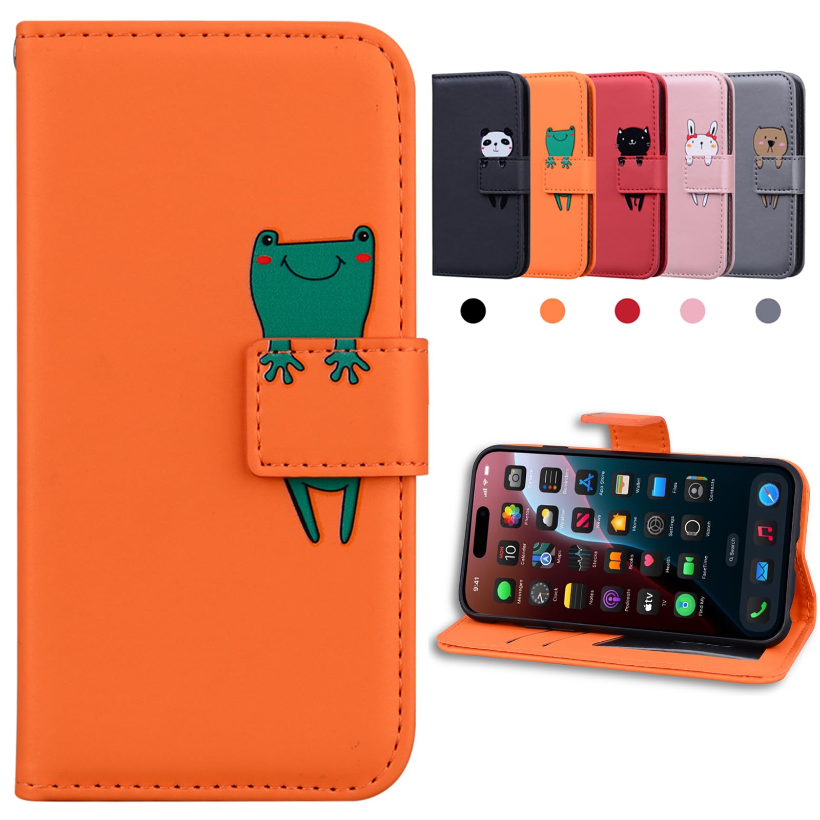 Amazon.co.jp: Reddylin 適用 Galaxy S26 ケース 手帳型 かわいい動物