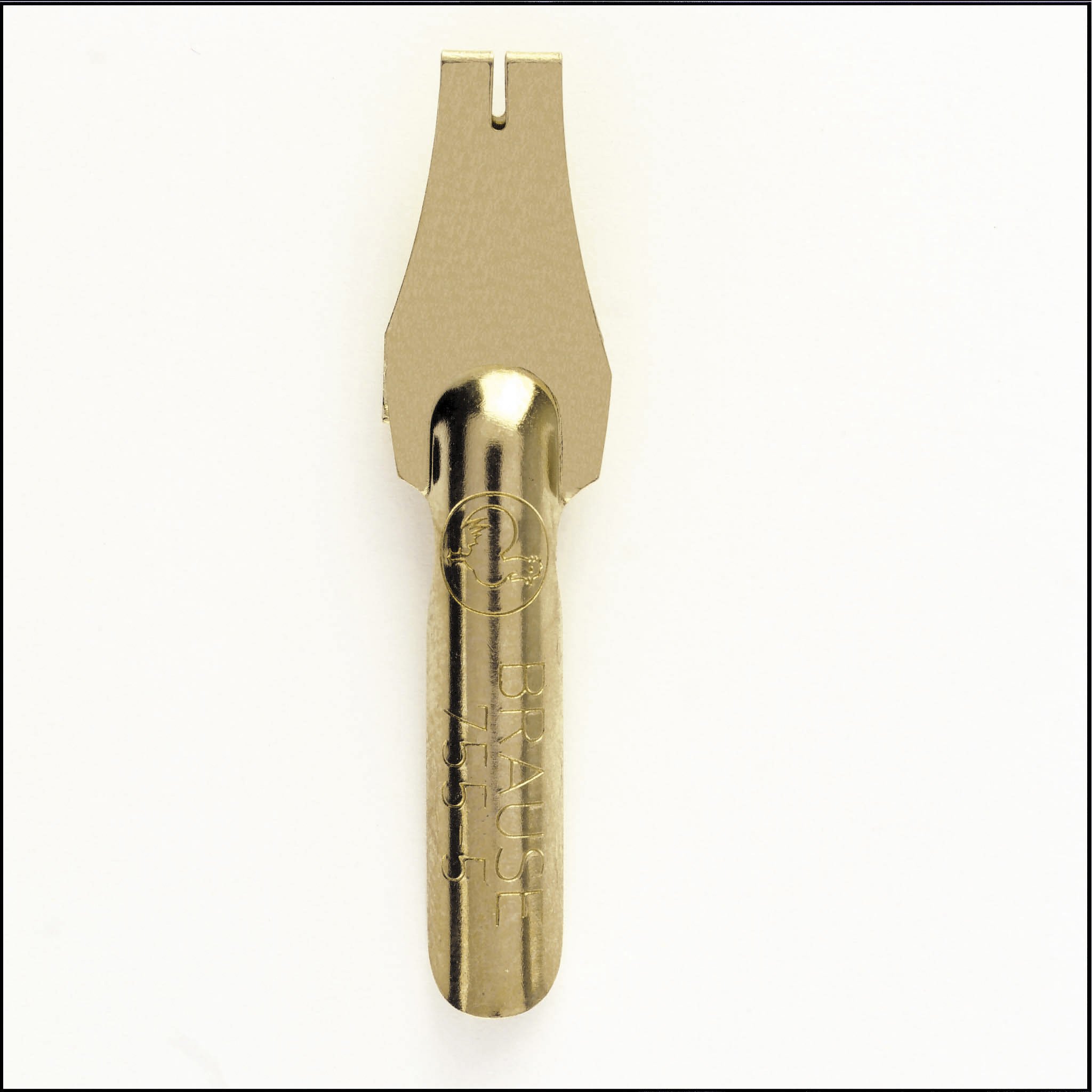 Brause - Ref 75505B - Plakat 5mm Metal Nibs (Pack of 10) - Gold Metal, Presented In Resealable Box, Solid Folded Metal Construction - Suitable for Calligraphy & Hand-Lettering