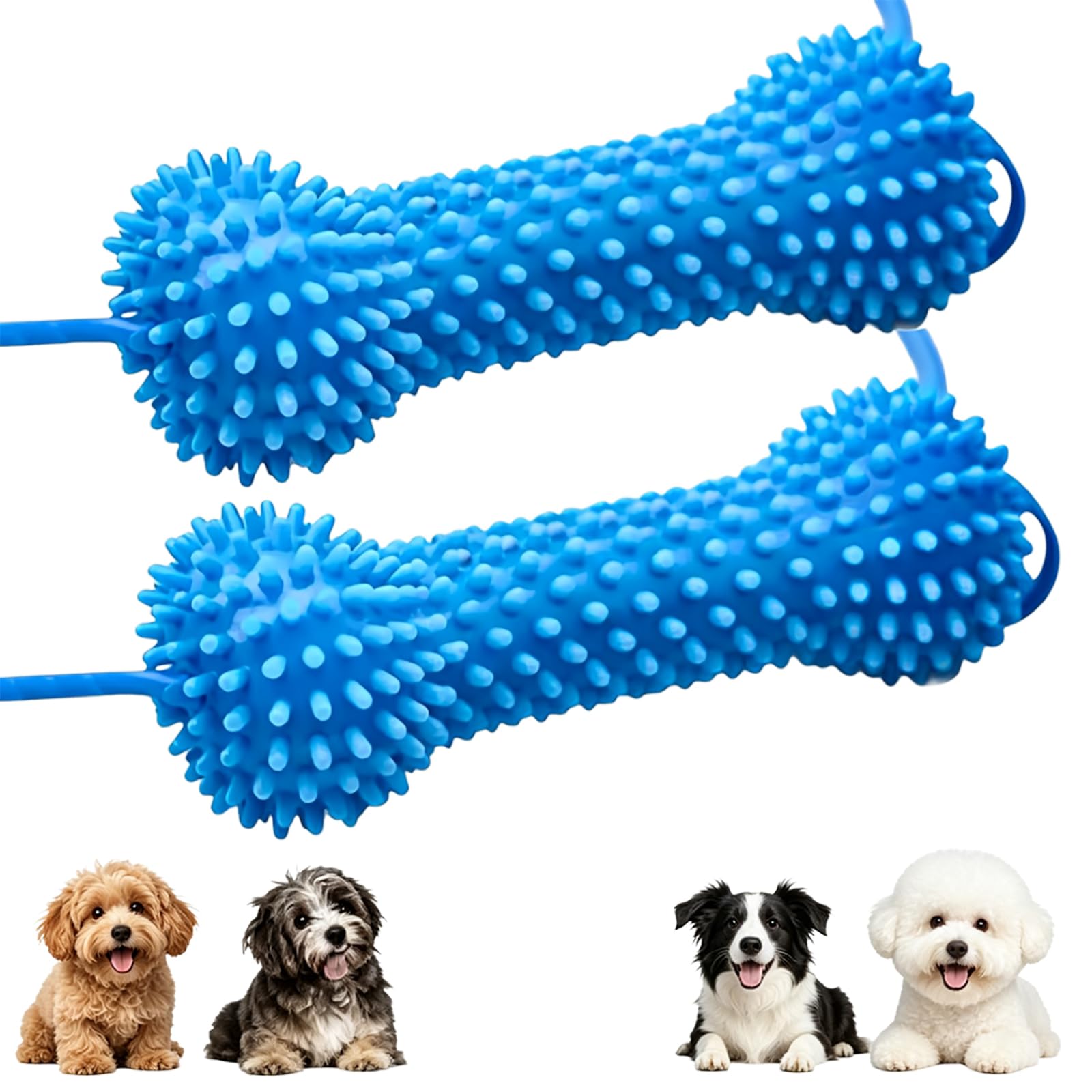 ZPSCXQ Dog Chews for Teeth Cleaning, Dual-Action Canine Dental Support, Training Reward with Dental Benefits, Boredom Relief When Left Alone, Regular Plaque Removal Maintenance, 10 cm by 4 cm, 50 g