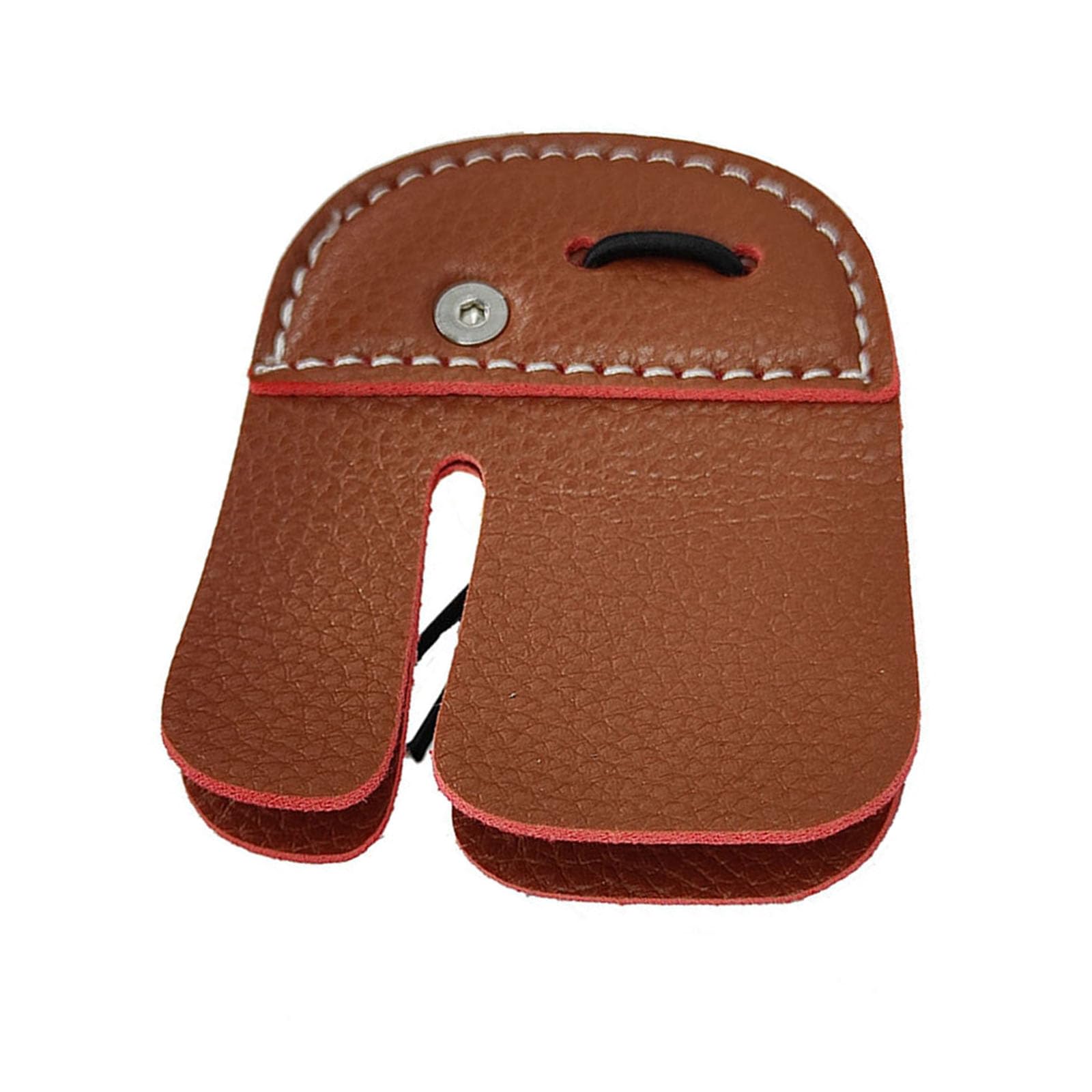 Laikoutd Leather Finger Tab for Right Handed Double Layered Finger Protector Guard Right Handed Fingers Protector