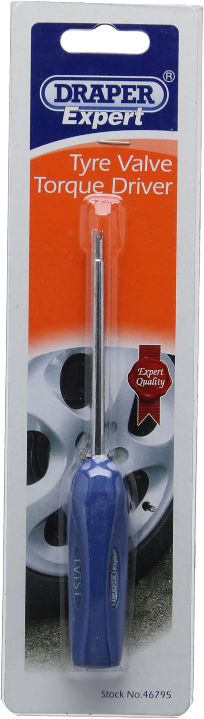 46795 Expert Tyre Valve Torque Driver, Blue