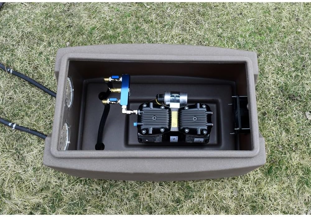 EasyPro SC25F1 Weatherproof Agricultural Pond Cabinet / 15" W x 22" L x 15" H / 115 Volt Cooling Fan