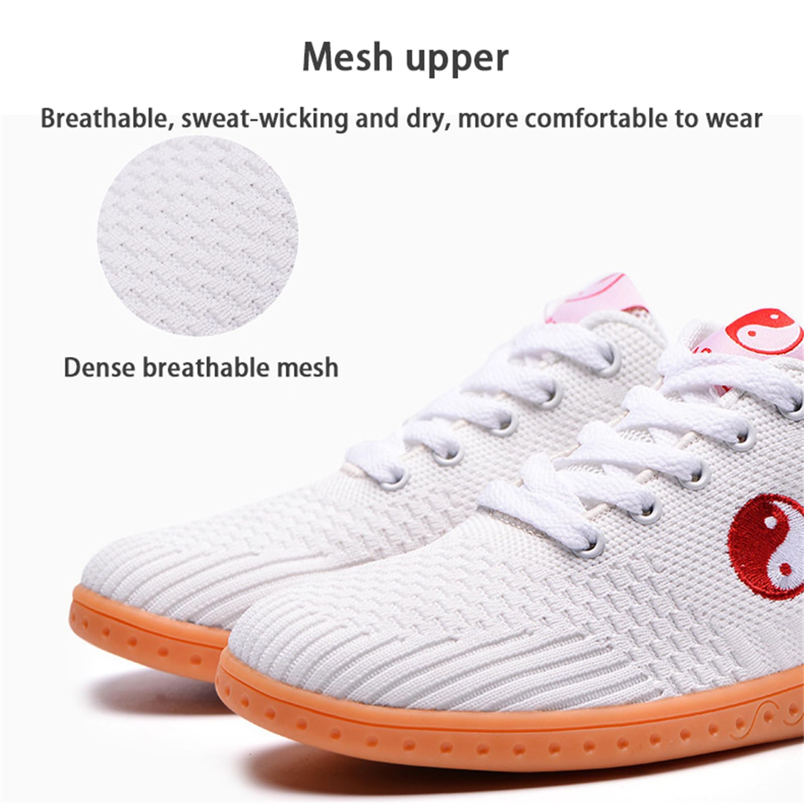 Scarpe Tai Chi per Uomo Donna Sneaker Leggera Traspirante e Antiscivolo Scarpe da Kung Fu per Boxe Taekwondo per Arti Marziali