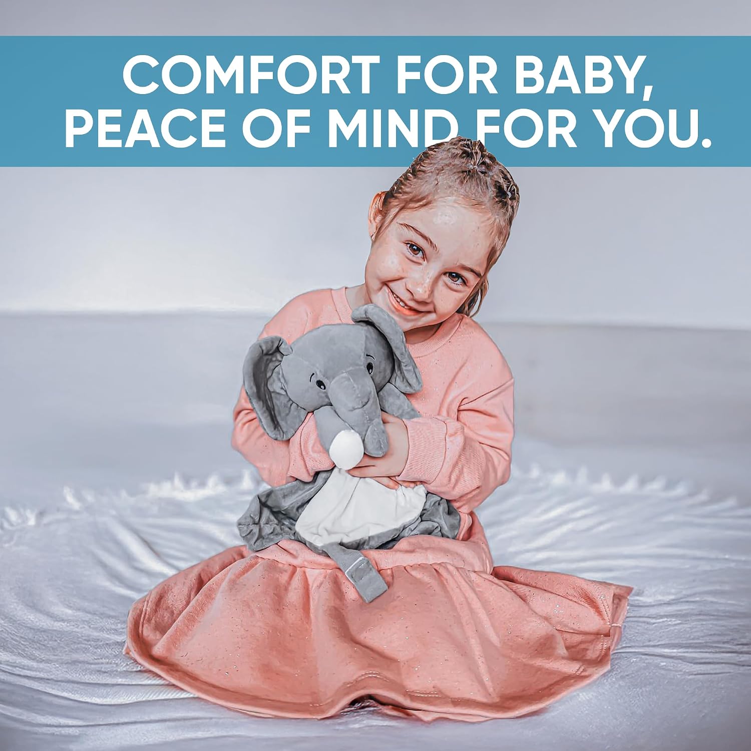 Love By Emi Baby Lovey Sound Machine - Lullaby & White Noise - Elephant image 5
