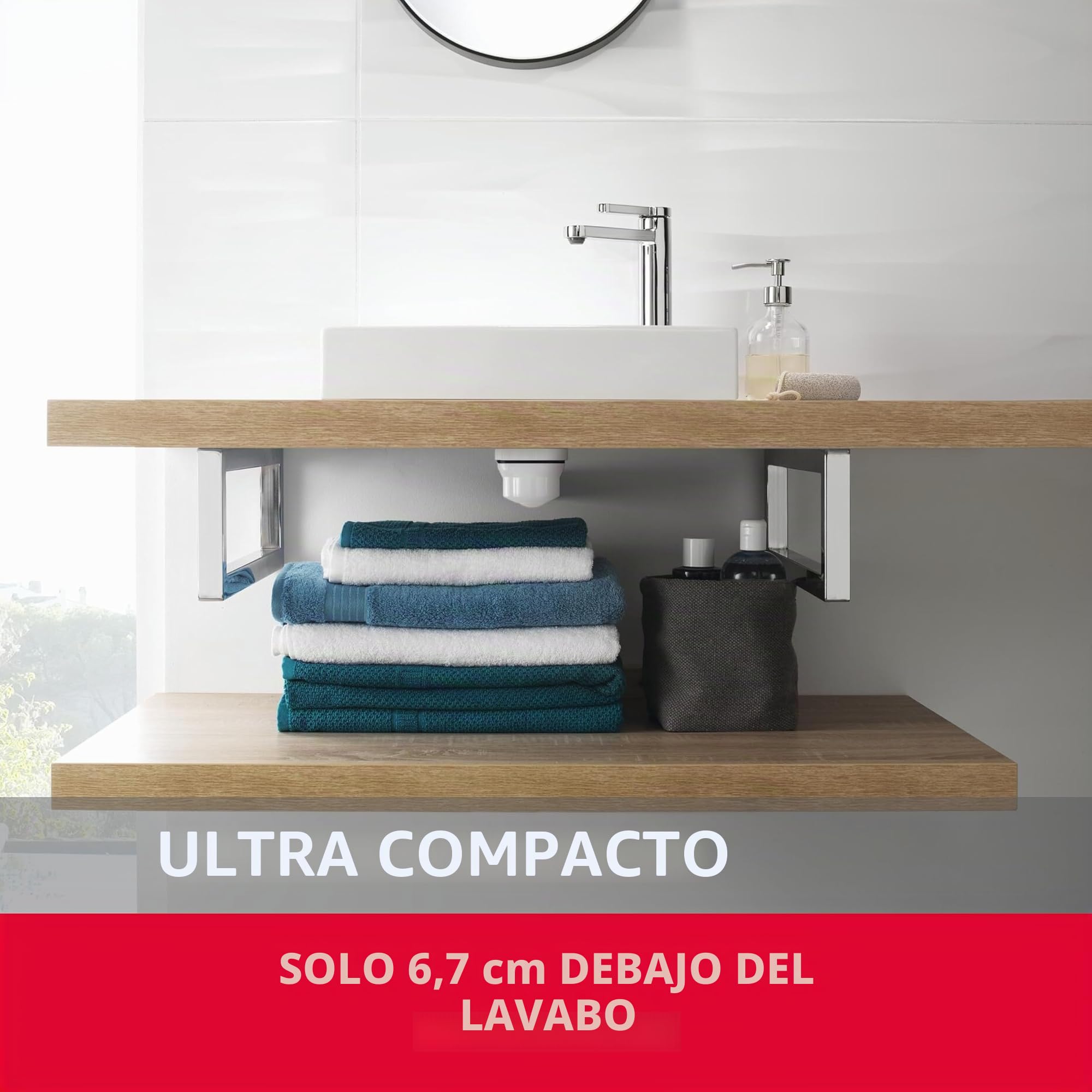 Wirquin 30721530 conjunto completo lavabo XS Pure Quick Clac