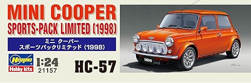Miniatura 7 de Hasegawa HC57 124 Mini Cooper Sports Pack, 1998 Model Kit, Multi-Colour