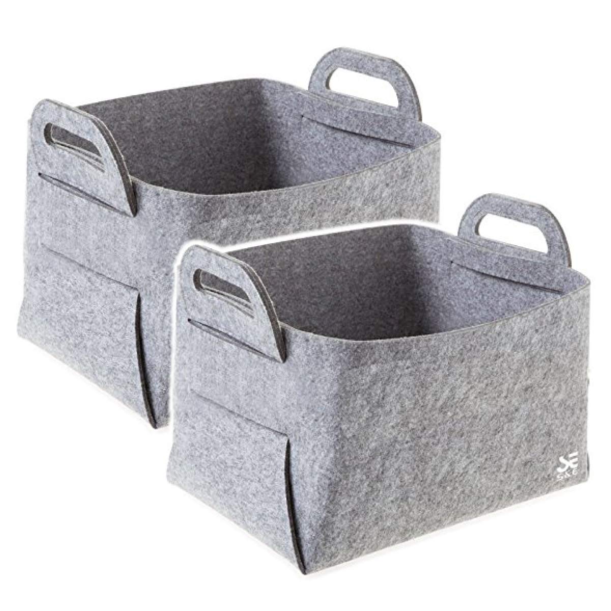 Amazon｜収納 ボックス フェルト 折り畳み 小物入れ フェルト生地