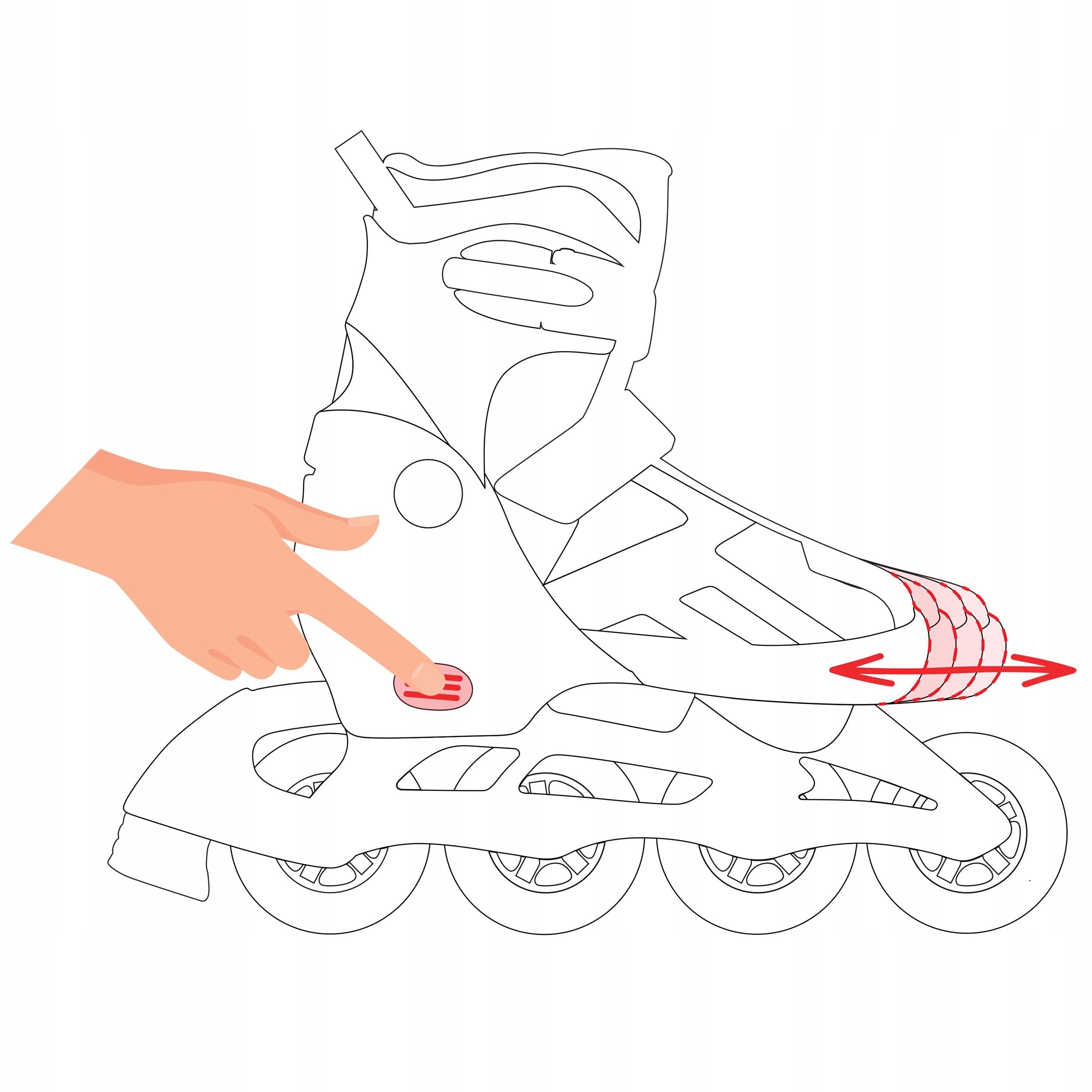 Raven - Roller en Ligne Loret Roues LED du 27 au 30 Enfant Mixte Taille Ajustable Menthe/Rose Raven