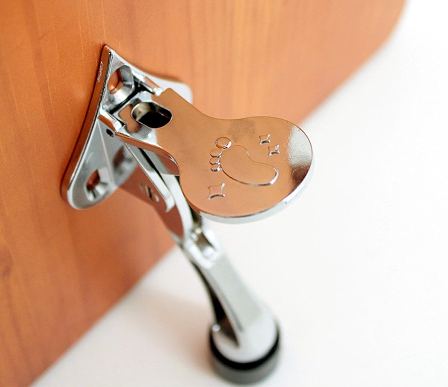 Only Foot Easystep Kick Down Door Stop,stopper ,No Need to Use Your