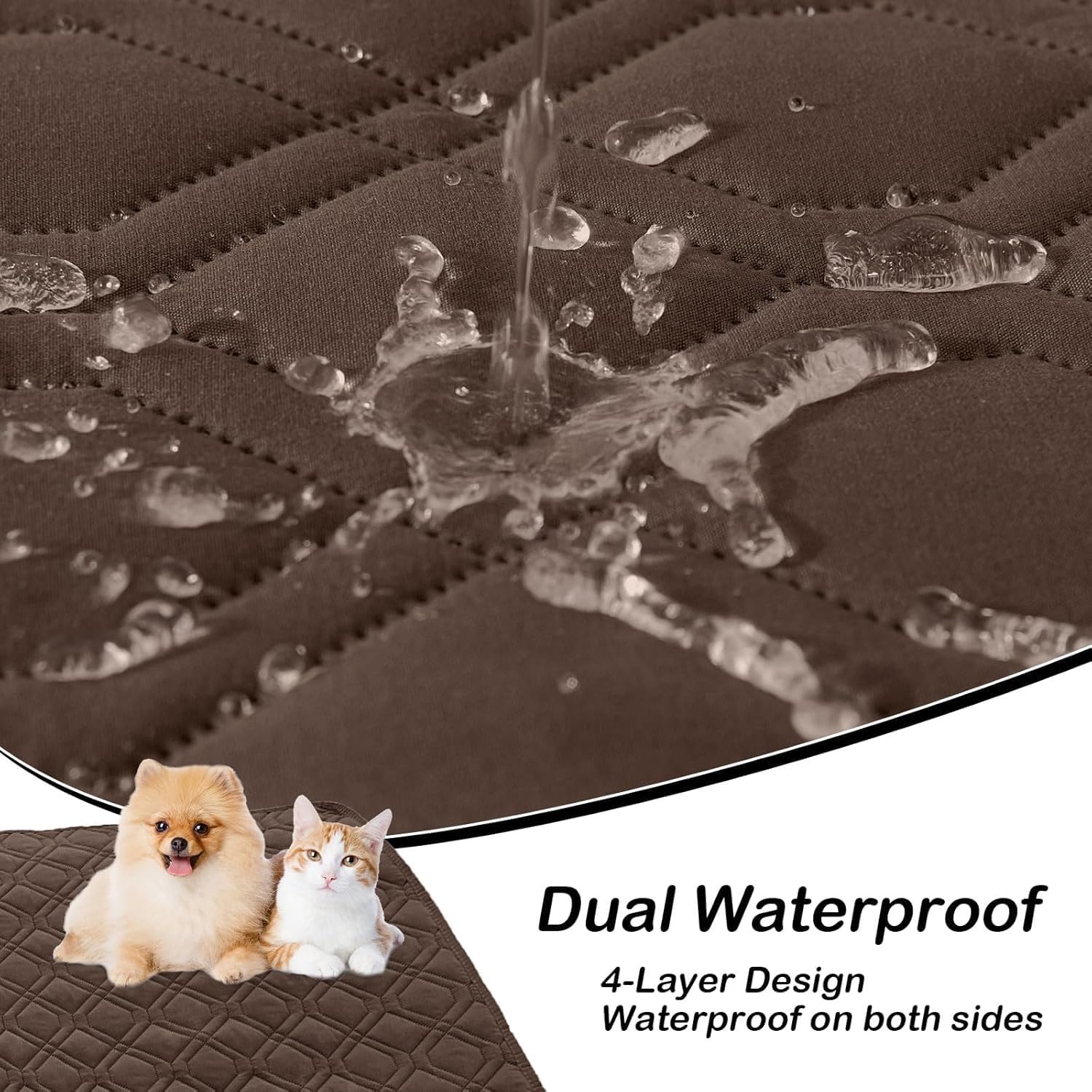 hyha Waterproof Dog Bed Blanket - Soft Pet Blanket & Sofa Cover for Dogs image 2