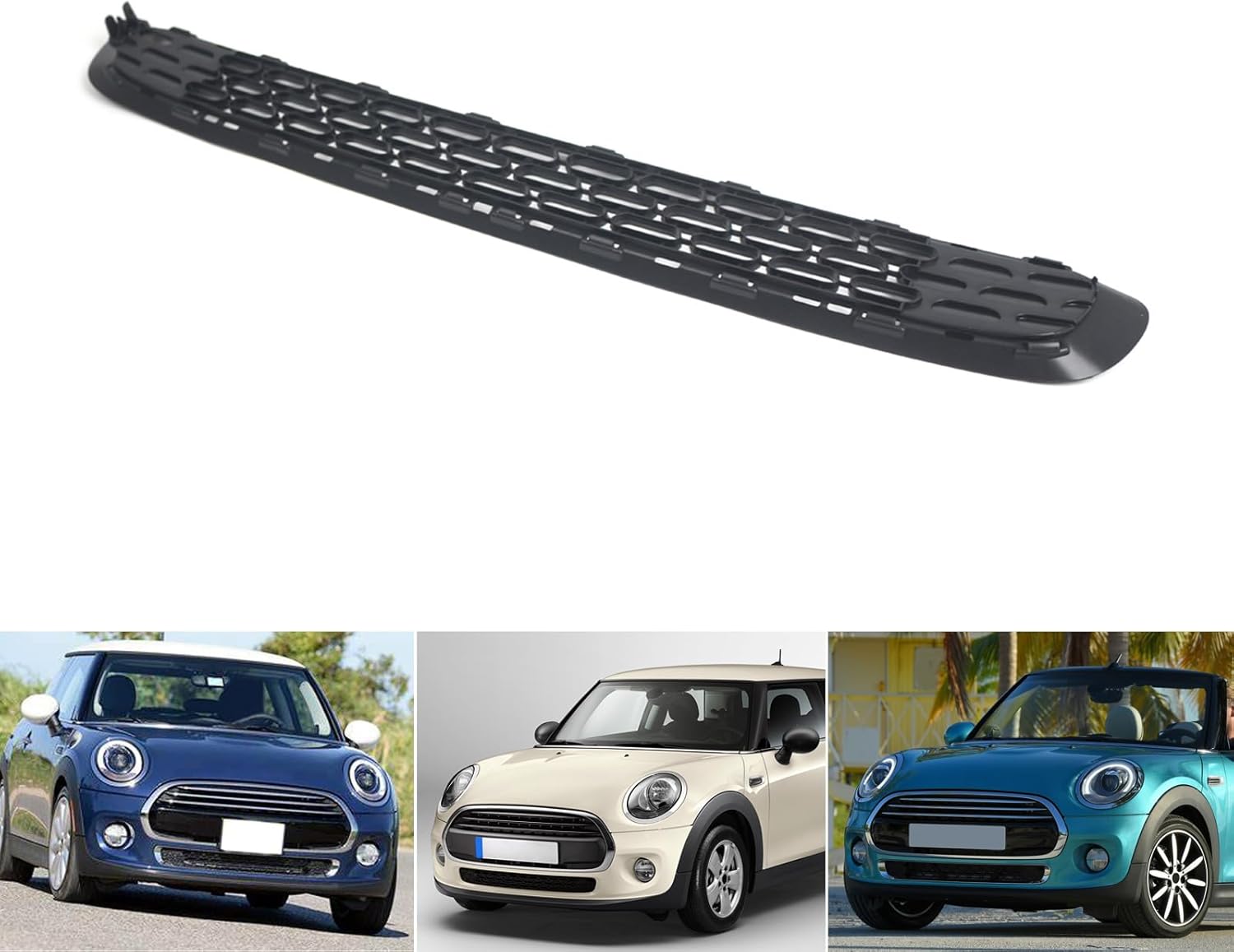 Vehicle Car Exterior Front Grille Insert Panel Easy Installation Accessories Suitable For F55 F56 F57 51117337793 Aftermarket Parts