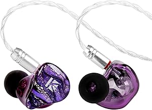 KBEAR Cepheus In Ear Monitor 16-unit Dynamic cuffie in ear IEM HiFi Dual Magnetic Circuit Auricolari con filo Potenti bassi Cavo IEM a 4 conduttori in lega di rame placcato argento