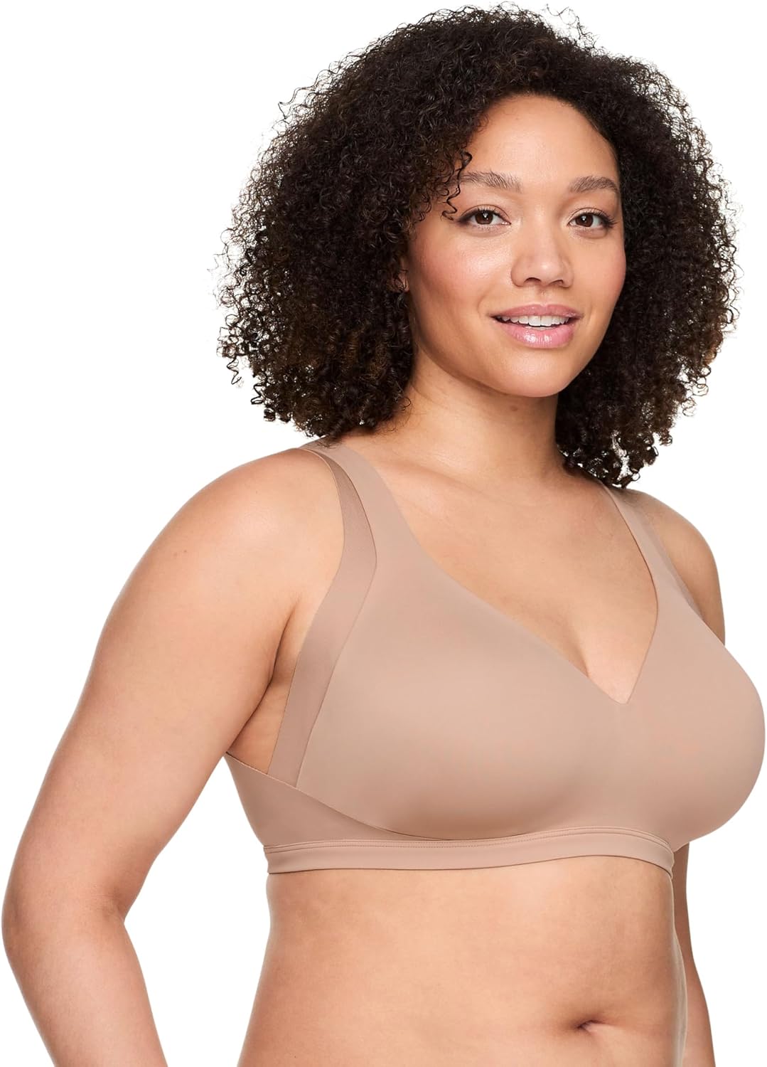 Warner's Womens No Side Effects Underarm and Back-Smoothing Comfort Wireless Lightly Lined T-Shirt Bra Ra2231a