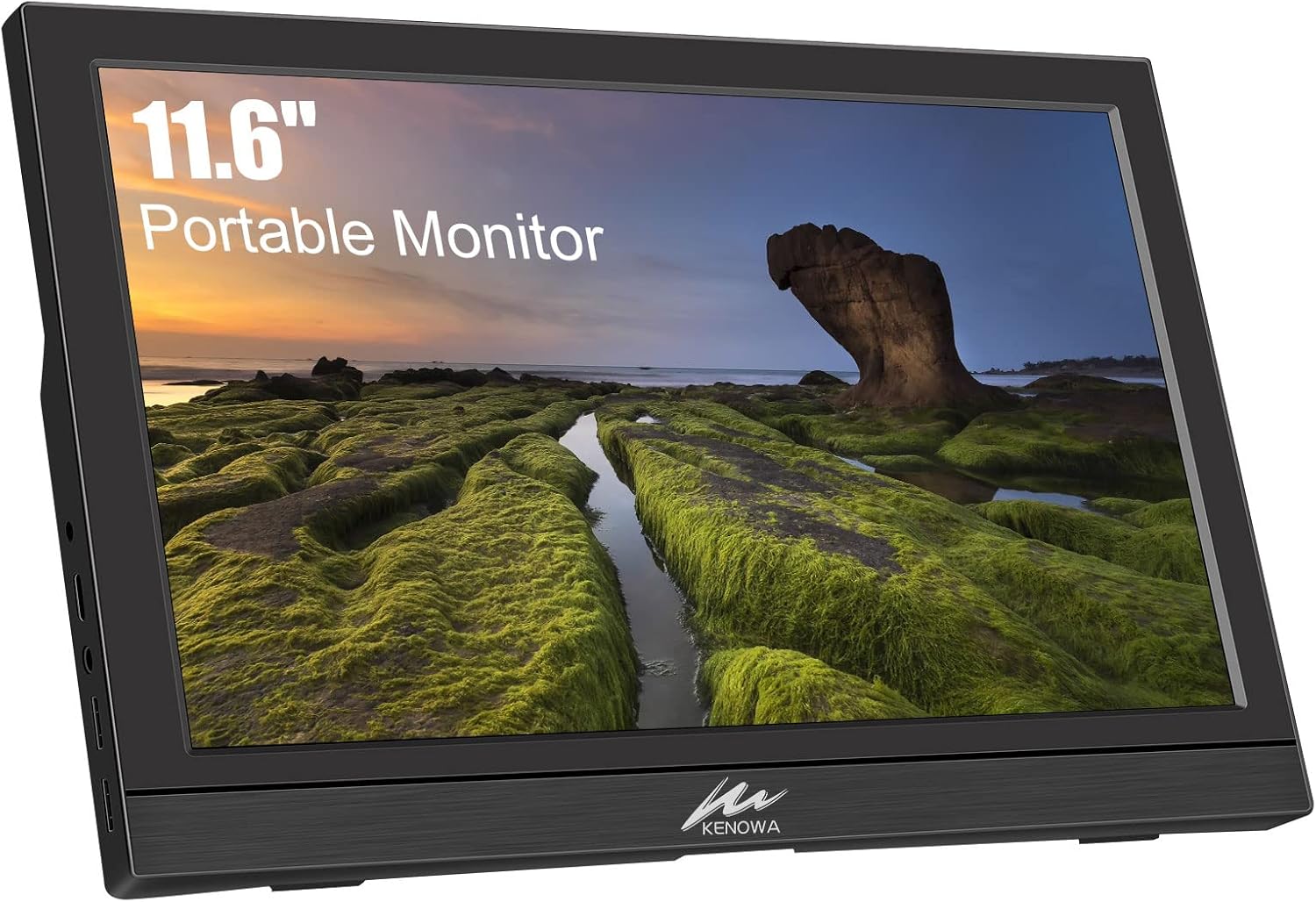Portable Monitor HDMI , Kenowa 11.6 Inch Extend Monitor FHD 1366*768P Display, Mobile Monitor HD