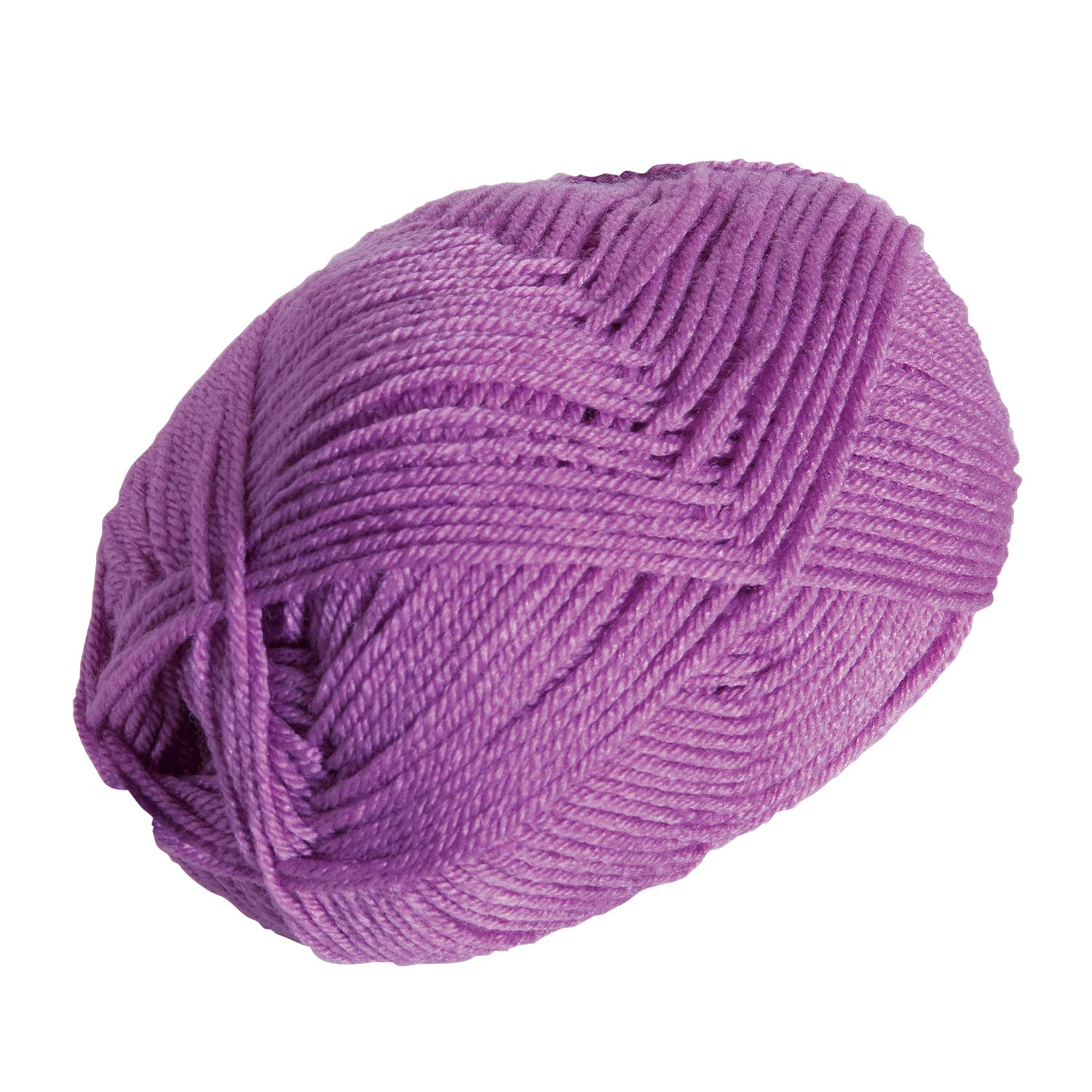 Knit PicksKnit Picks Brava Purple 100% Acrylic Worsted Weight Soft Yarn for Knitting, Crocheting, Knitting Machine use, Medium Weight 4 Yarn for Washable Projects (Lady Slipper)