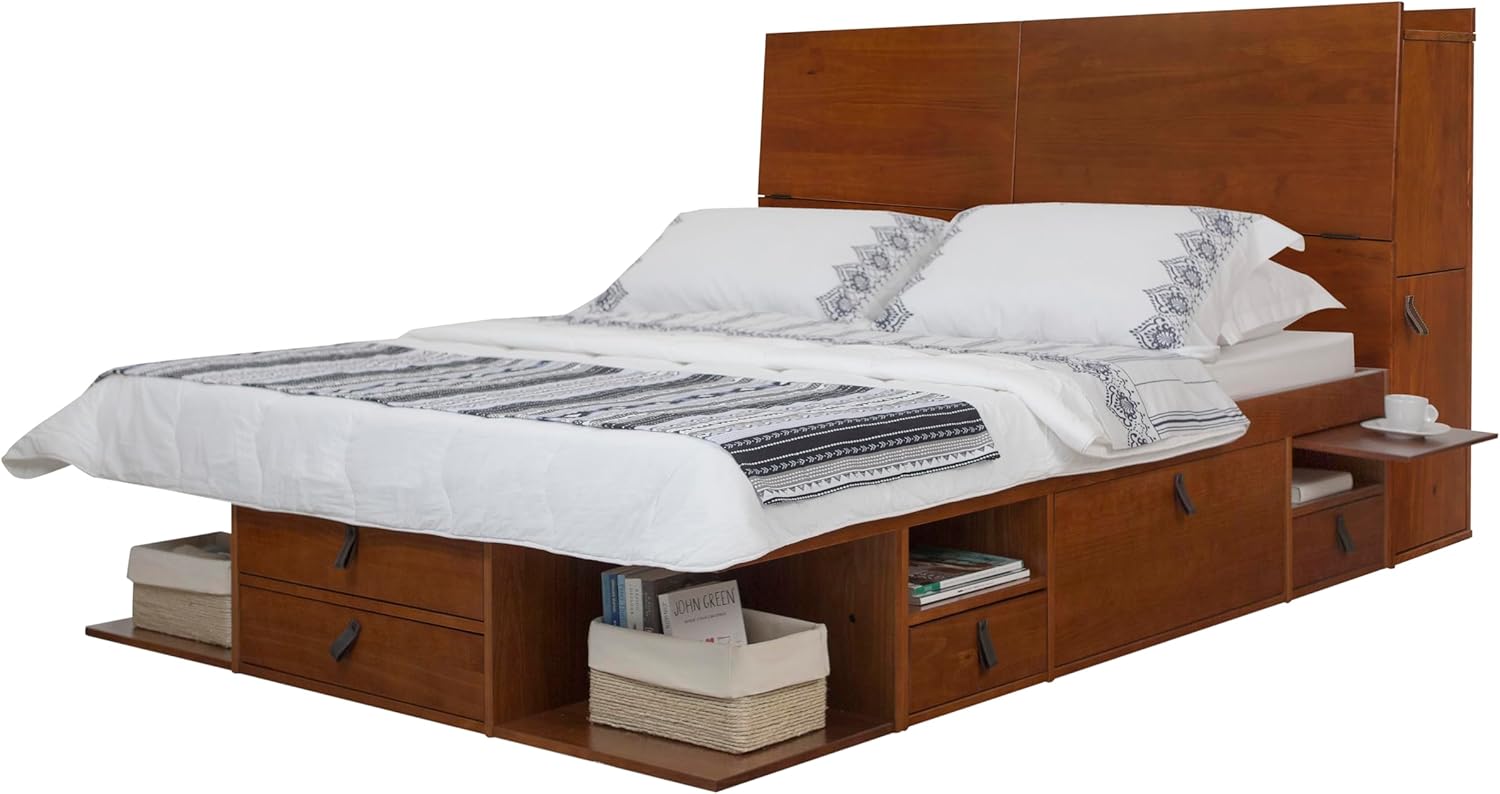 memomad Bali Set Storage Platform Bed and Storage