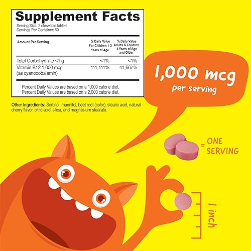 Miniatura 3 de Kids Multivitamin Chewables + Vitamin B12 Chewables Bundle