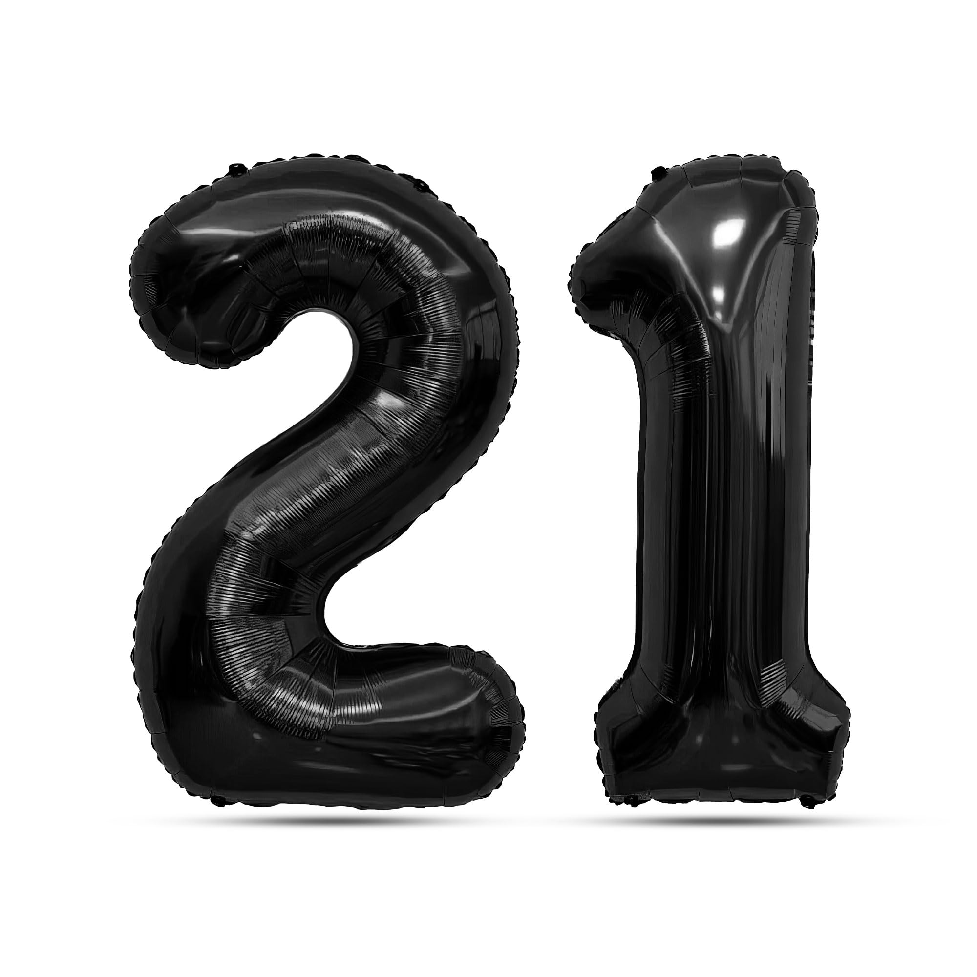 Black Number Balloons 21 Balloon Numbers 21th Number Balloon Foil Mylar Party Balloon For Men Women 21th Birthday Balloons 21 Birthday Decorations For Her Him Anniversary Graduation Decorations