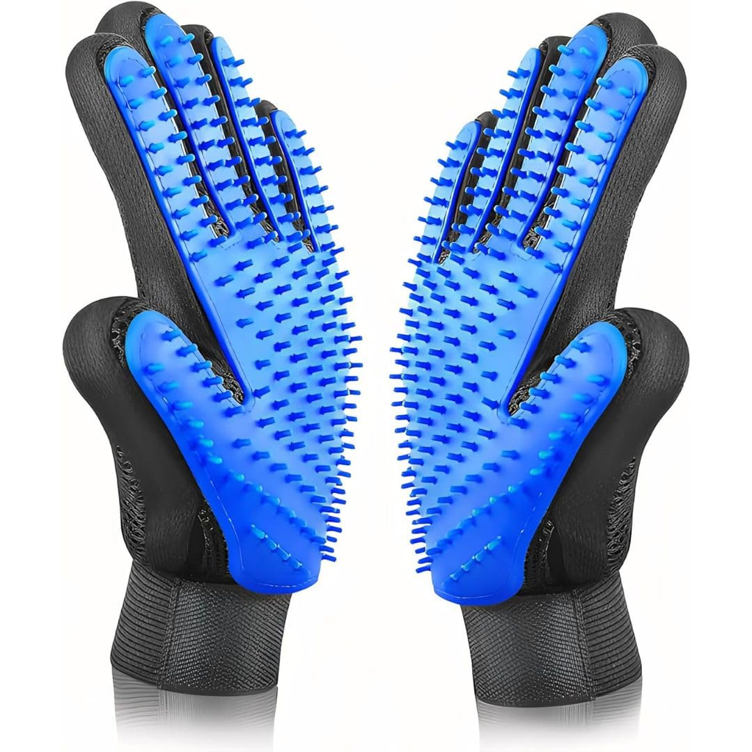 Pet Grooming Glove, Pet Brush Glove, Deshedding Brush Glove, Pet Hair Remover Brush