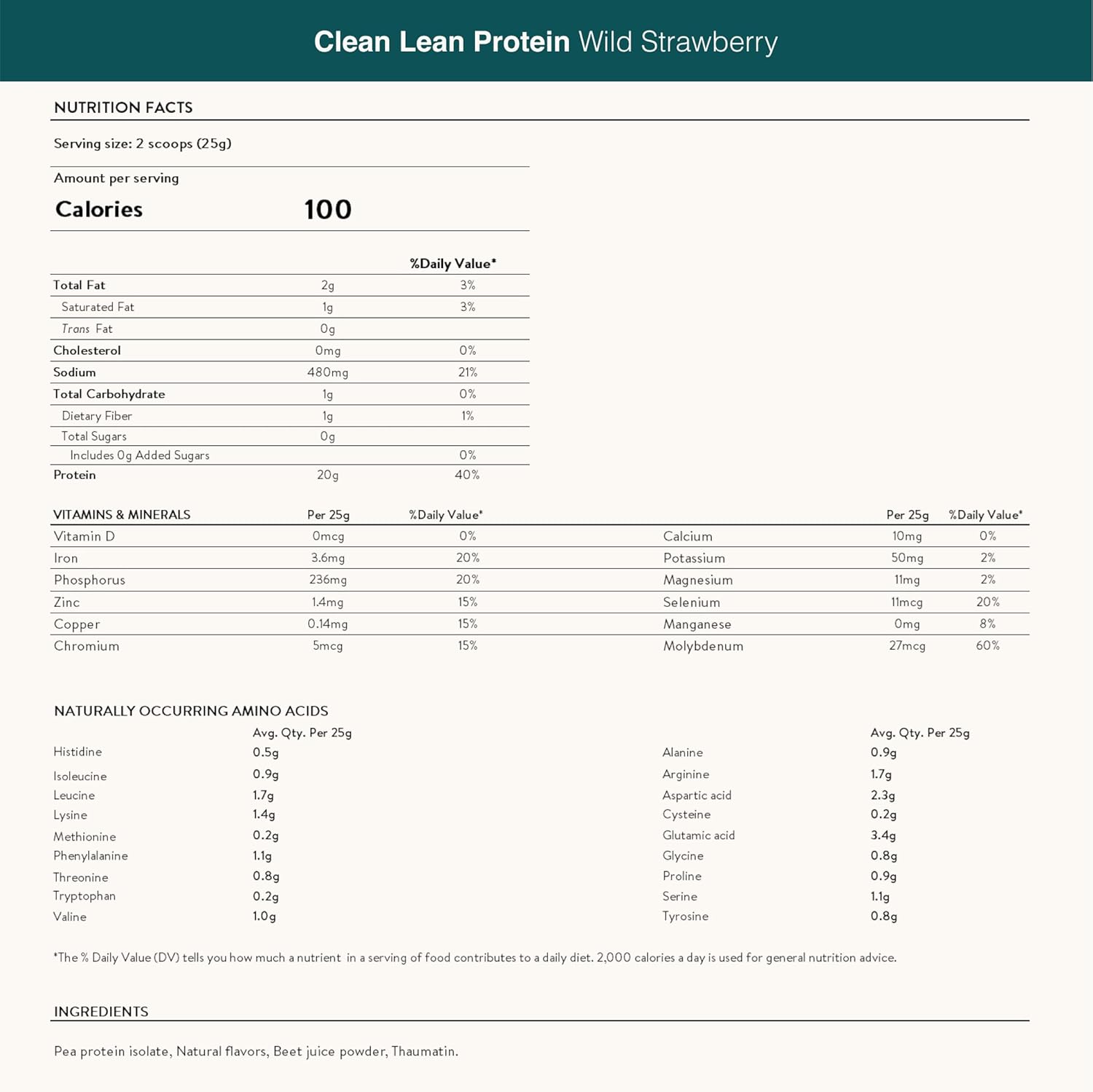 Nuzest - Pea Protein Powder - Clean Lean Protein, Premium Vegan Plant Based Protein Powder, Dairy Free, Gluten Free, GMO Free, Protein Shake (8.8 Ounce (Pack of 1), Wild Strawberry) - Image 4