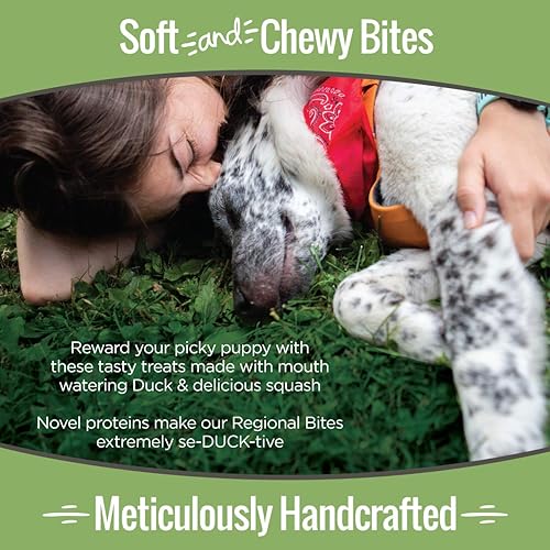 Miniatura 3 de Smart Cookie Golosinas para Perros Completamente Naturales y Blandas - Pato y Calabaza - Golosinas de Entrenamiento para Perros con Alergias o