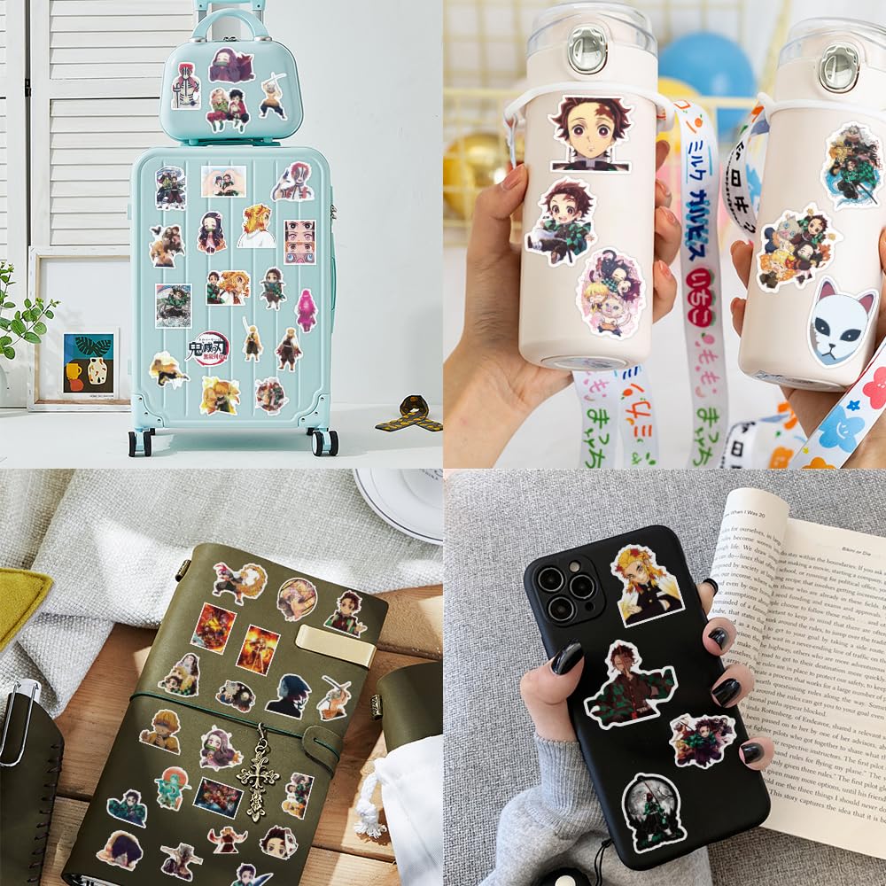 Amazon.co.jp: for 鬼滅の刃 ステッカー 50枚セット かわいいアニメ 