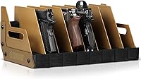 Vista 9 de Savior Equipment - Exhibidor para pistola, revólver, arma de fuego, para 4 a 8 de la mayoría de pistolas de cañón largo, espuma acolchada