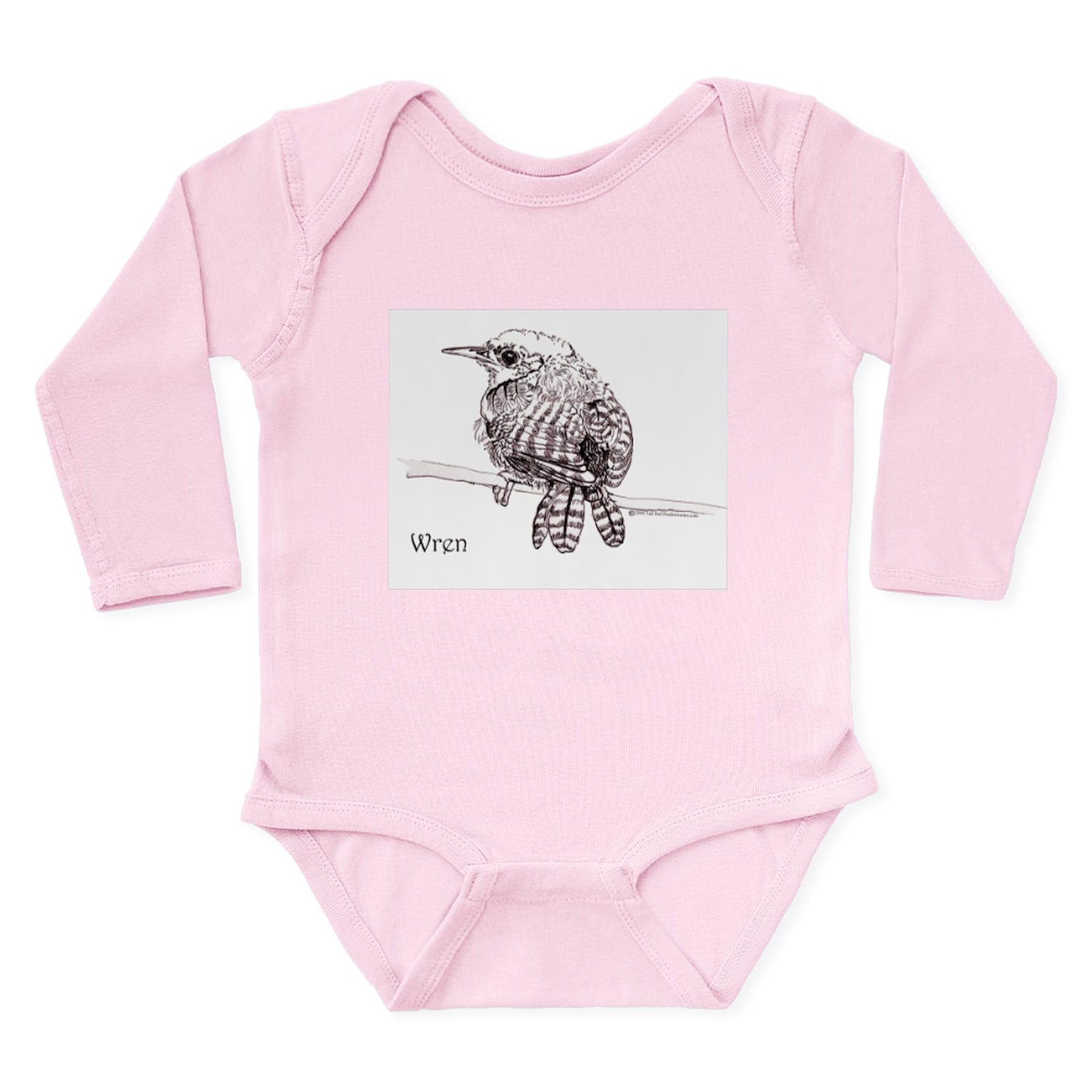 CafePress Little Brown Wren Long Sleeve Infant Bodysuit Unisex Long Sleeve Baby Bodysuit Infant Romper
