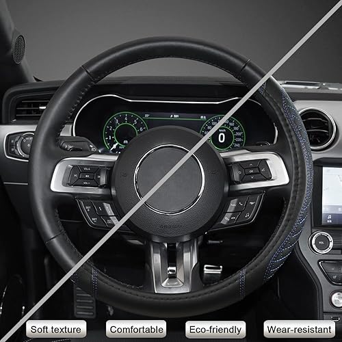 Miniatura 45 de West Llama - Funda para volante de automóvil (negro y morado)