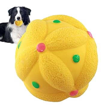 Amazon | Hgbgfh 破壊不可能なドッグボール、きしむ犬のボール