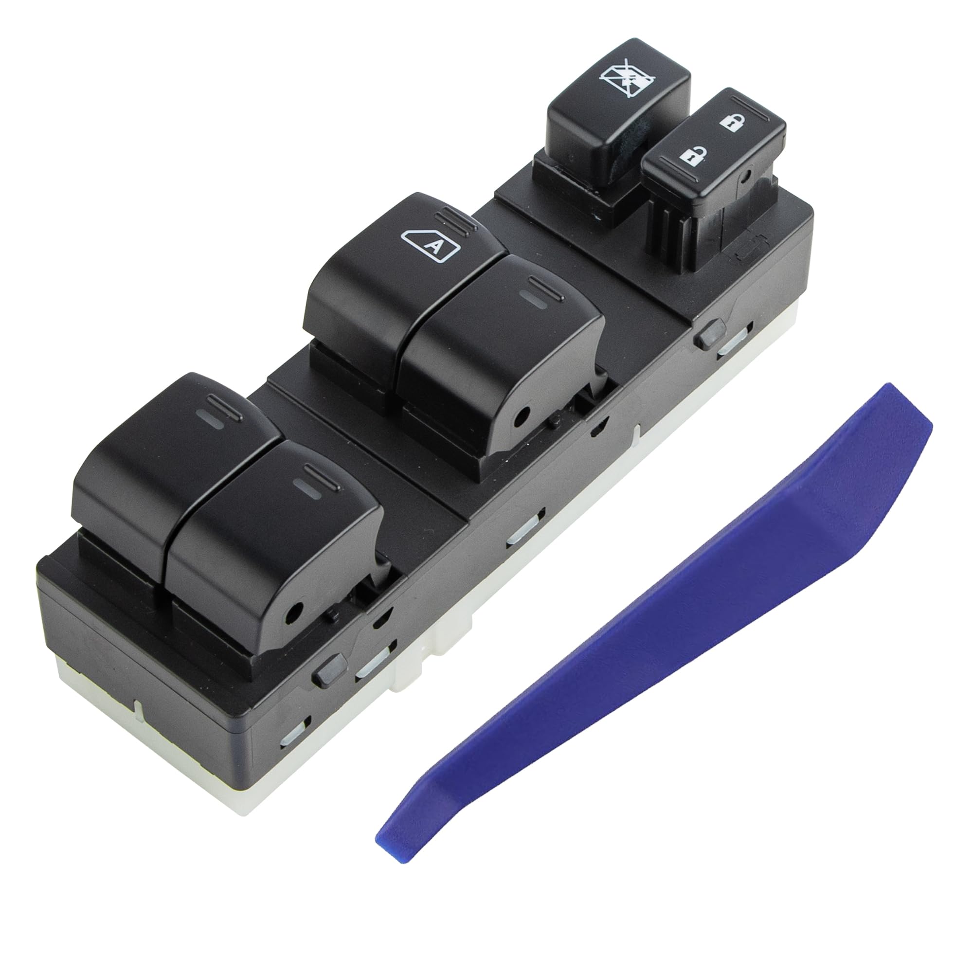 Obaee Front Left Driver Side Master Power Window Switch Compatible with 2007 2008 2009 2010 2011 2012 Nissan Altima, Replaces 25401ZN40A 25401-ZN40C,