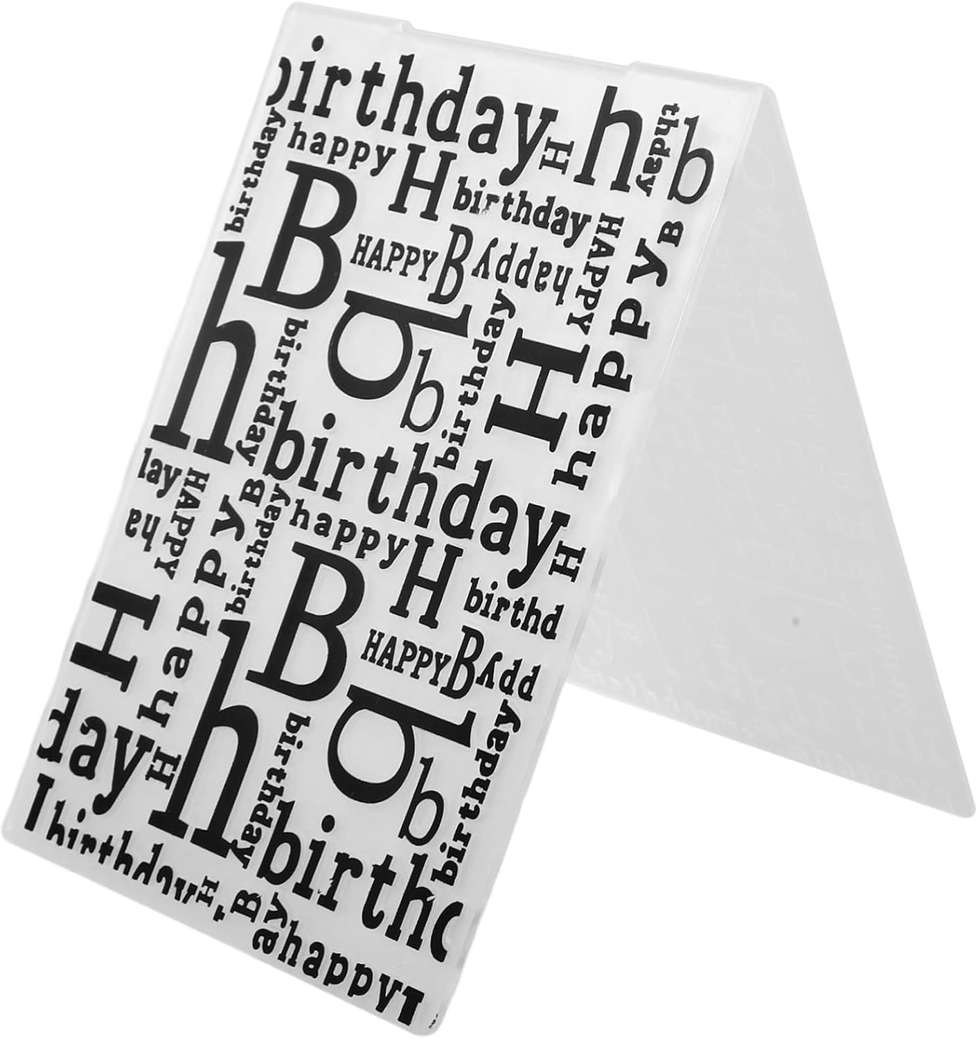 Plastic Embossing Folder for Scrapbooking and Card Making Decorative Stencils for Crafting and Photo Albums Texture Design Suitable for Birthdays and Special Occasions