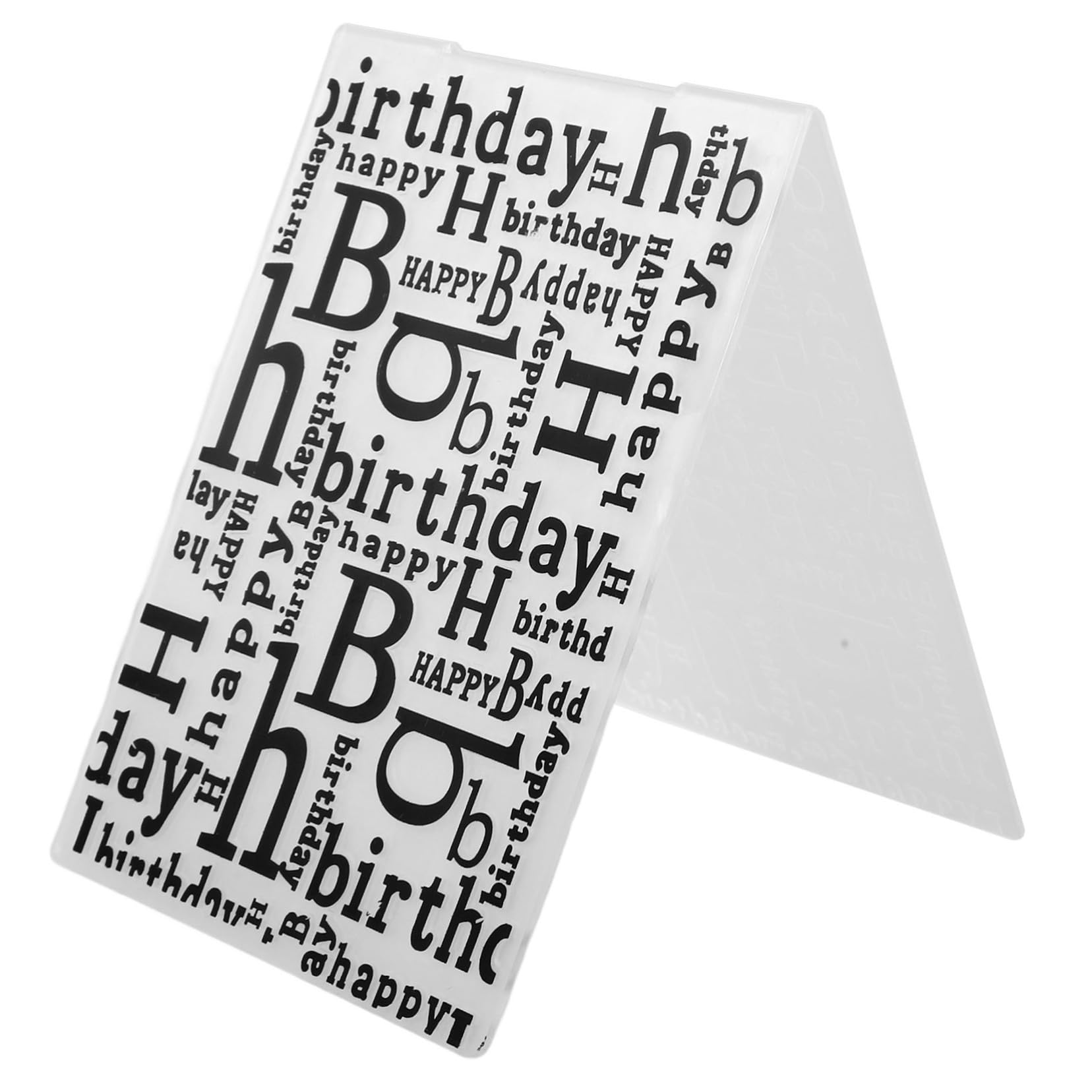 IWOWHERO Plastic Embossing Template DIY Scrapbooking Stencil for Cards Textured Cardstock Embossing Stencils Supplies