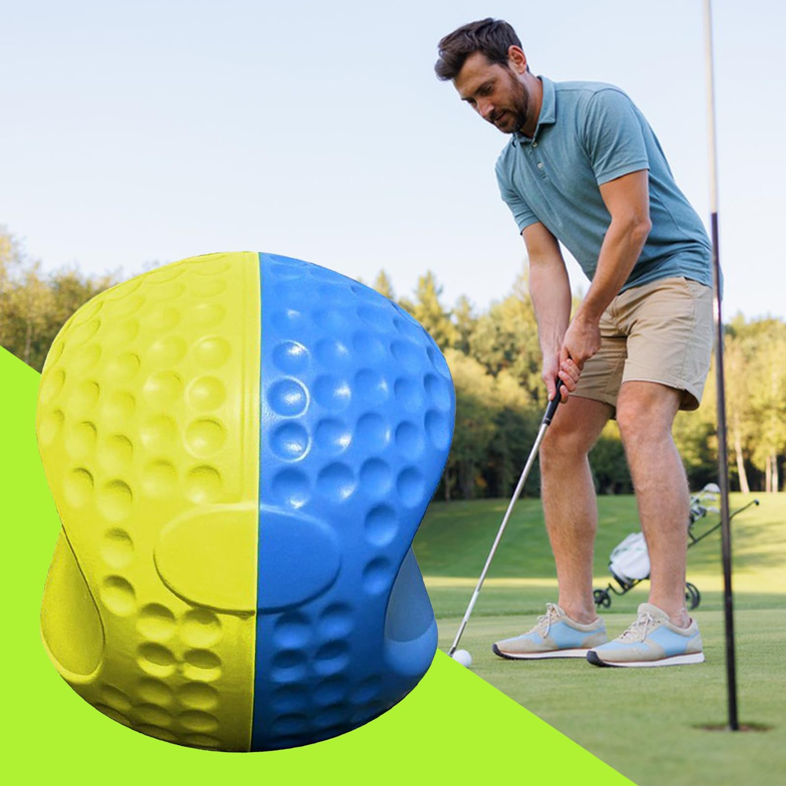 Golf-Trainingsball, Ausrüstung zur Verbesserung der Körperhaltung | Verbessern Sie Ihre Schwungfähigkeiten im Freien im Approach-Bereich und Putting-Green