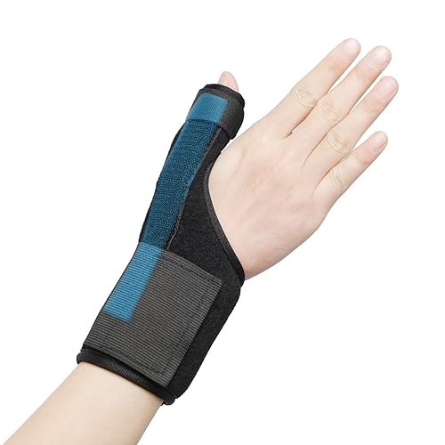Solmyr Soporte de férula para el pulgar, soporte estabilizador reversible para el pulgar, férula de espica para artritis, tendinitis, túnel carpiano