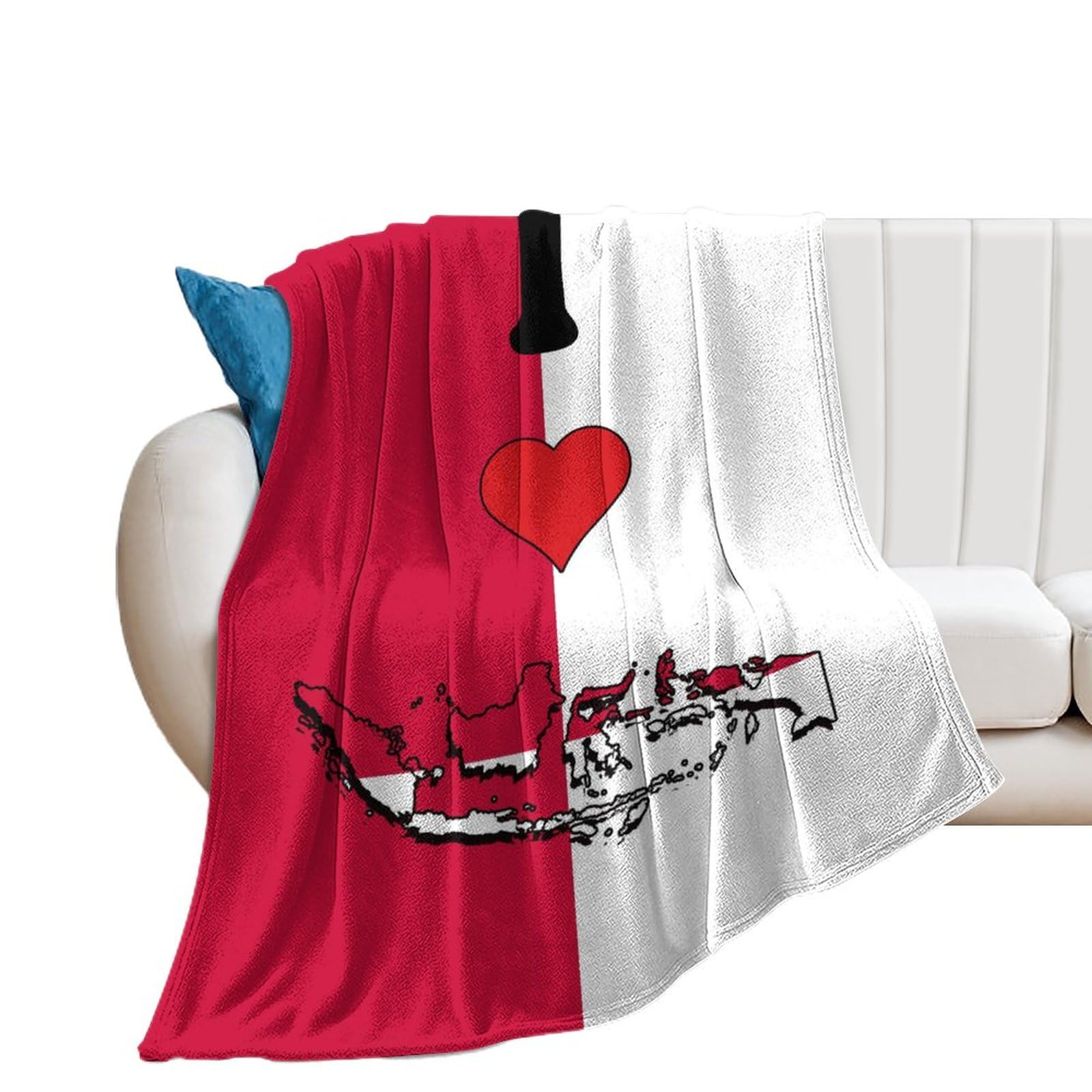 Couverture flanelle Indonésie pour des soirées cocooning