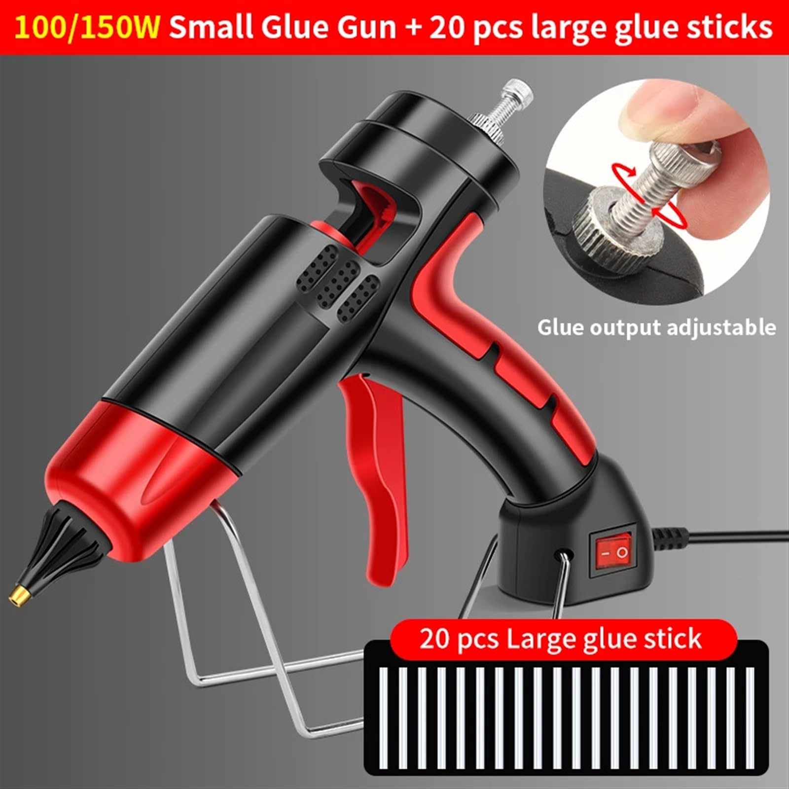 DIY pistolet do klejenia na gorąco zestaw pistoletów do klejenia na gorąco 40 W/60 W / 100 W 150 W Grzejnik elektryczny wysokotemperaturowy Herramien