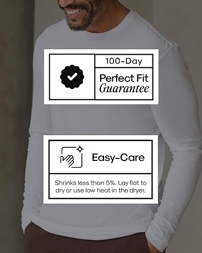 Miniatura 6 de True Classic Camisas de manga larga para hombre, camisetas de manga larga para hombre, camisas Henley para hombre y camisetas térmicas de punto gofre