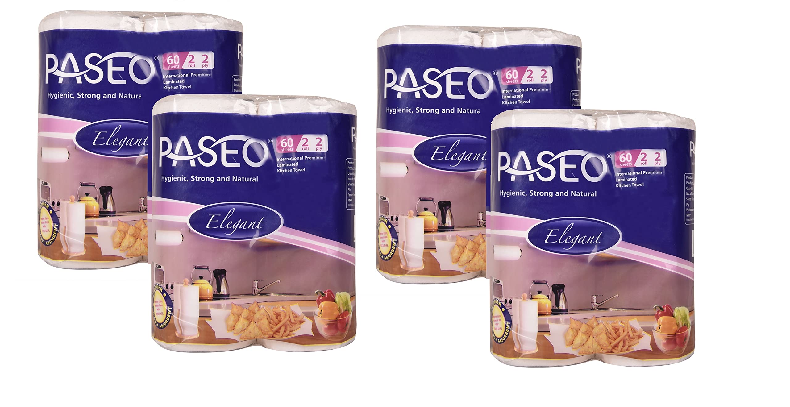 Paseo Elegant International Premium Laminated Quality 2 Ply Kitchen Towel 8 Roll (60 Pulls Per Roll) (B0BP2QZD7K) Amazon Price History, Amazon Price Tracker
