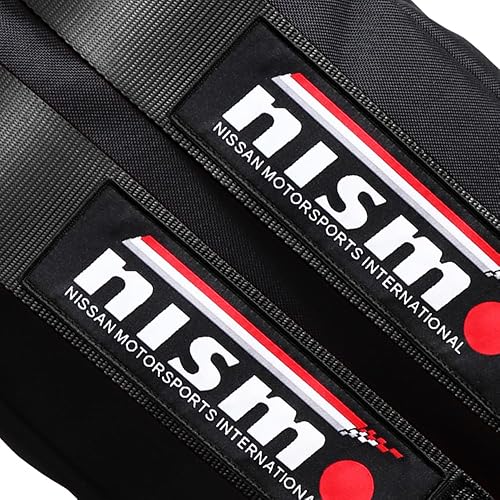 Miniatura 4 de JDM Bride Racing Mochila de viaje para laptop, parte inferior marrón con correas de arnés ajustables, Gradación, Nis-bk