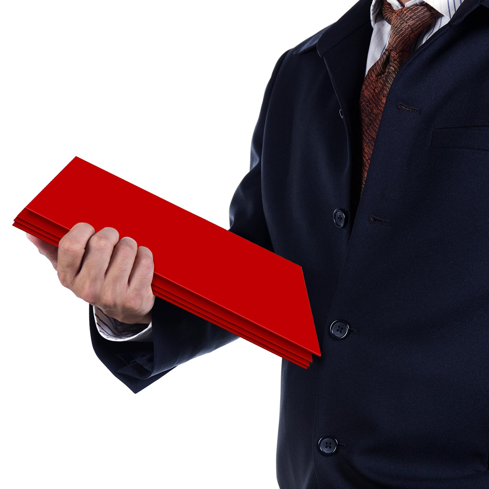 Yeaqee Dokumentenmappen mit 2 Taschen, glänzend, laminiert, Briefgröße, Großpackung, Papierportfolios mit Dateipräsentation für Schule, Büro, Zuhause, Geschäft, Lehrer, Hochschule, Rot, 200 Stück