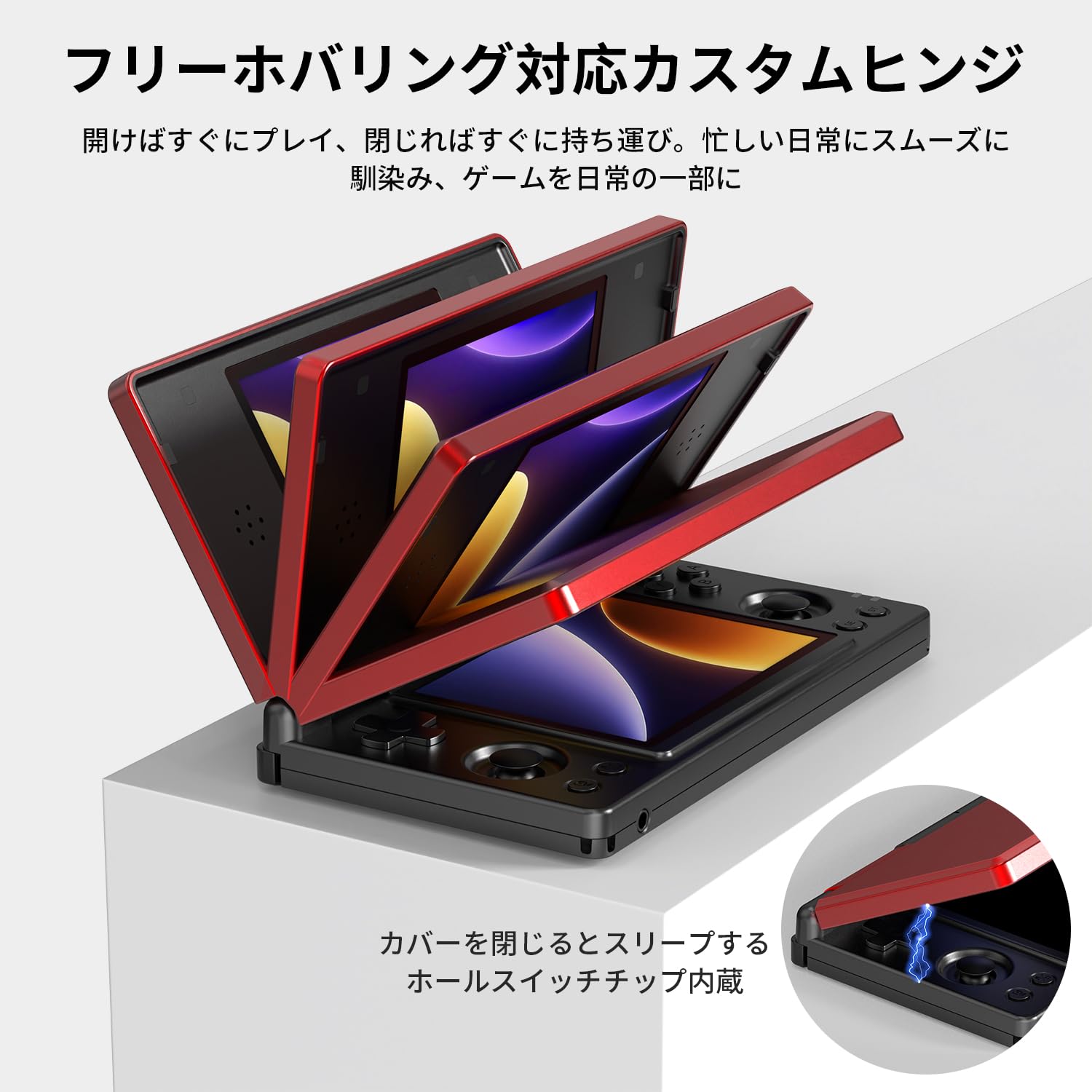 Amazon | Anbernic RG DS 折畳り式ハンドヘルドゲームコンソールRK3568