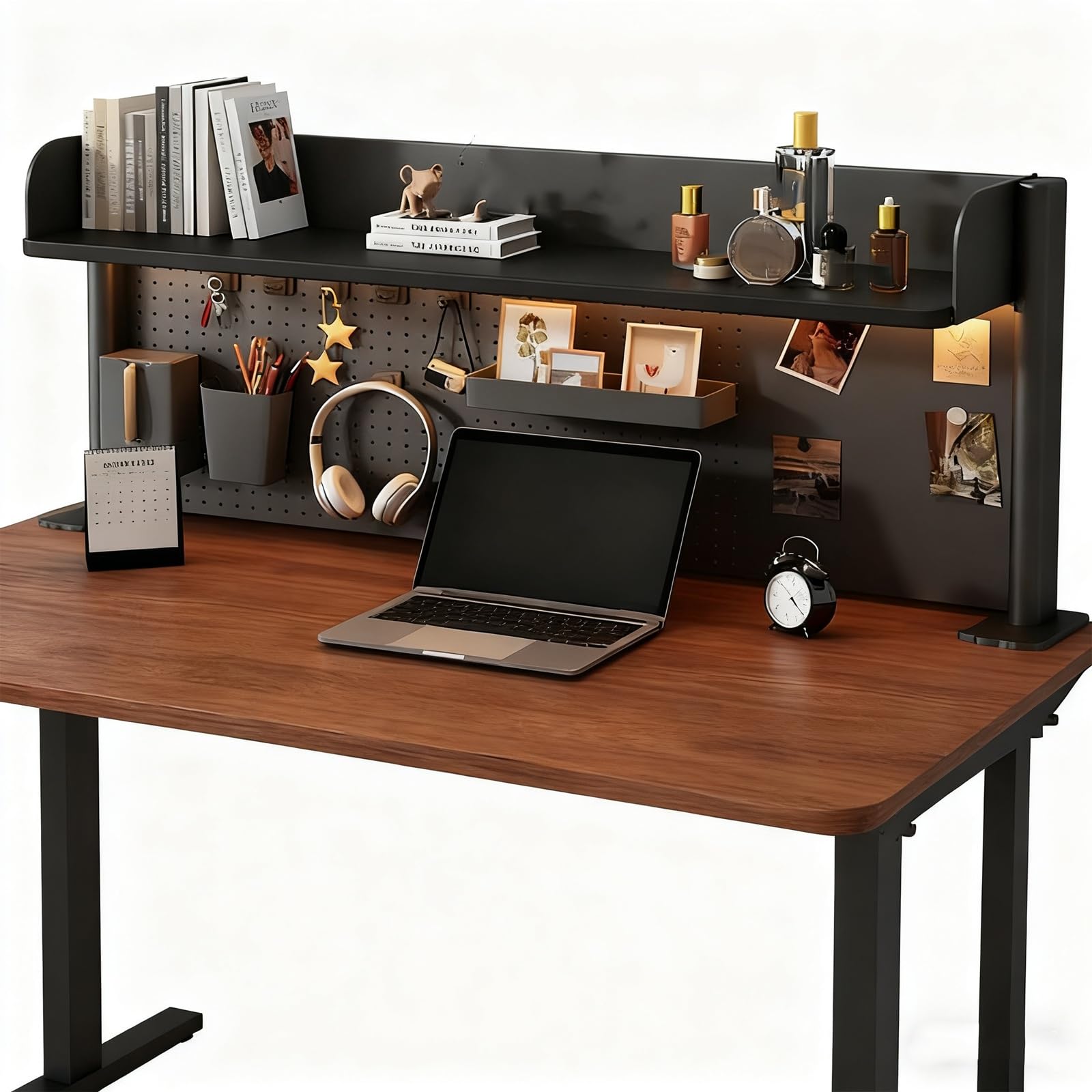 Estantería de escritorio moderna Boohelf con estantes multiusos para plantas y decoración