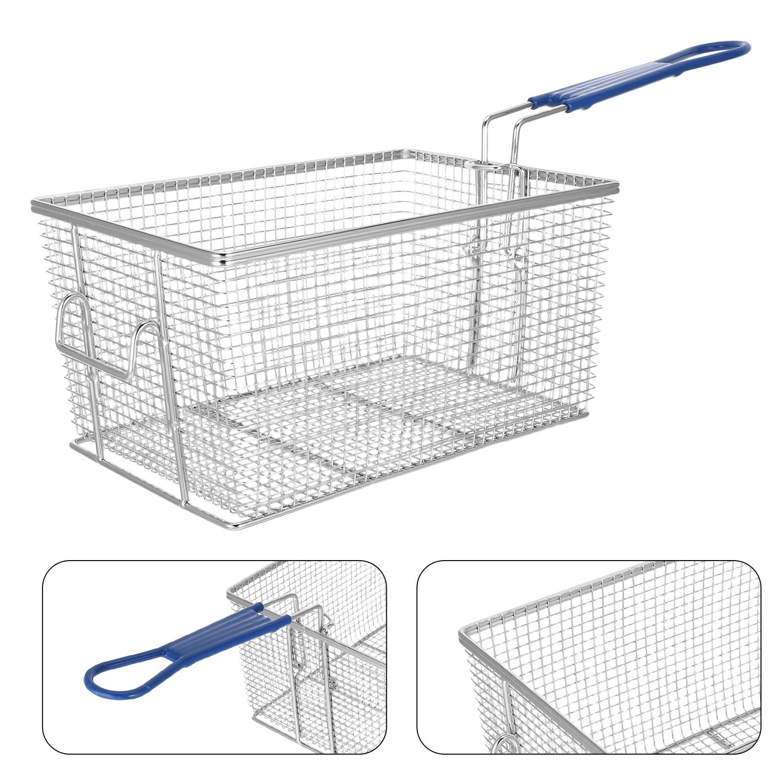 Cesta para Freír Profunda de Acero Inoxidable con Asa 24 Cm