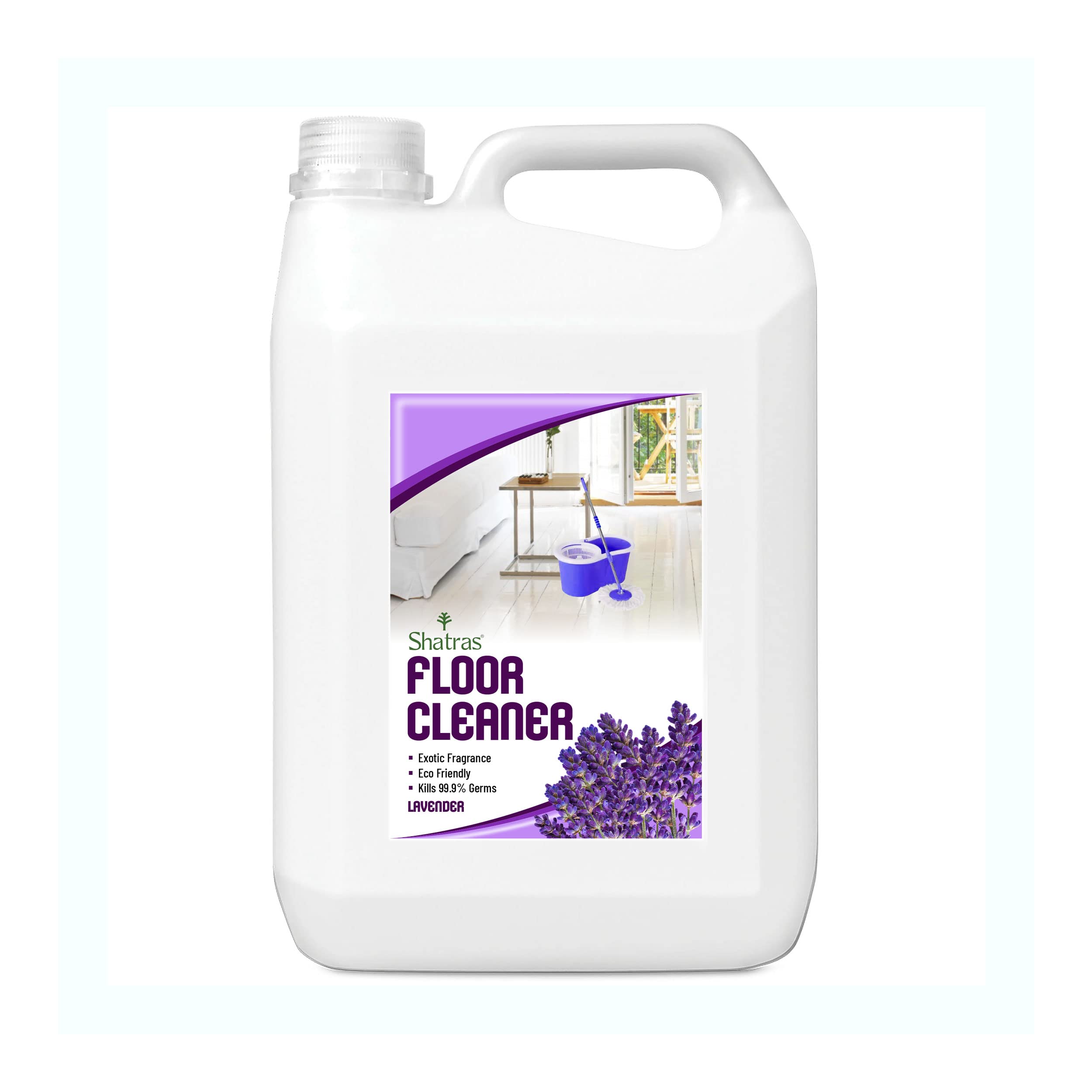 Shatras Disinfectant Surface Floor Cleaner Liquid Removes Stains, Kills 99.9% Germs, Tile, Floor & Ceramic, Kitchen and Bathroom, Removes Stubborn Stains Fresh Ecofriendly, Skin Friendly, Non-Toxic